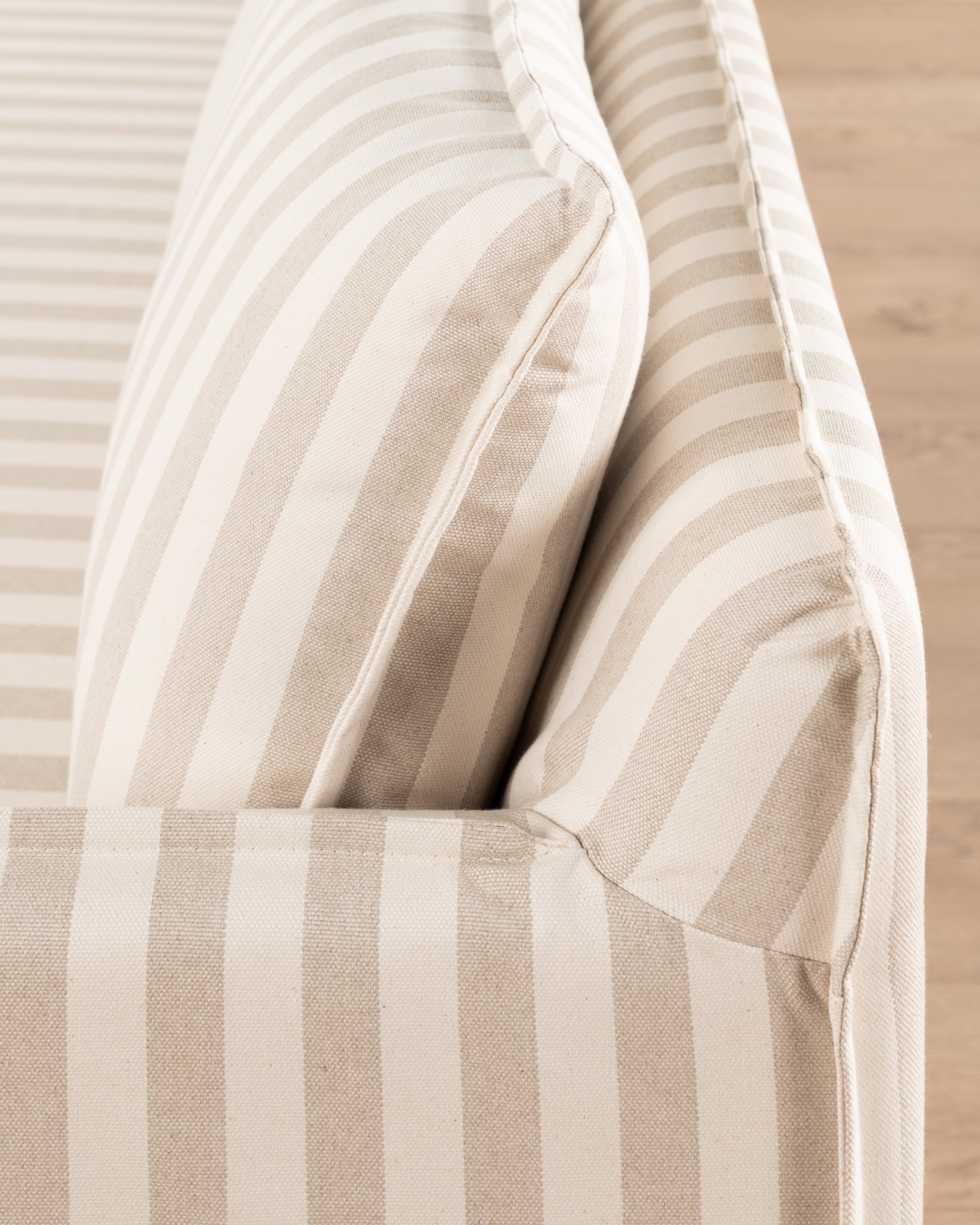 Sicily 2.5-Seater Signature Sofa | Cream Stripe