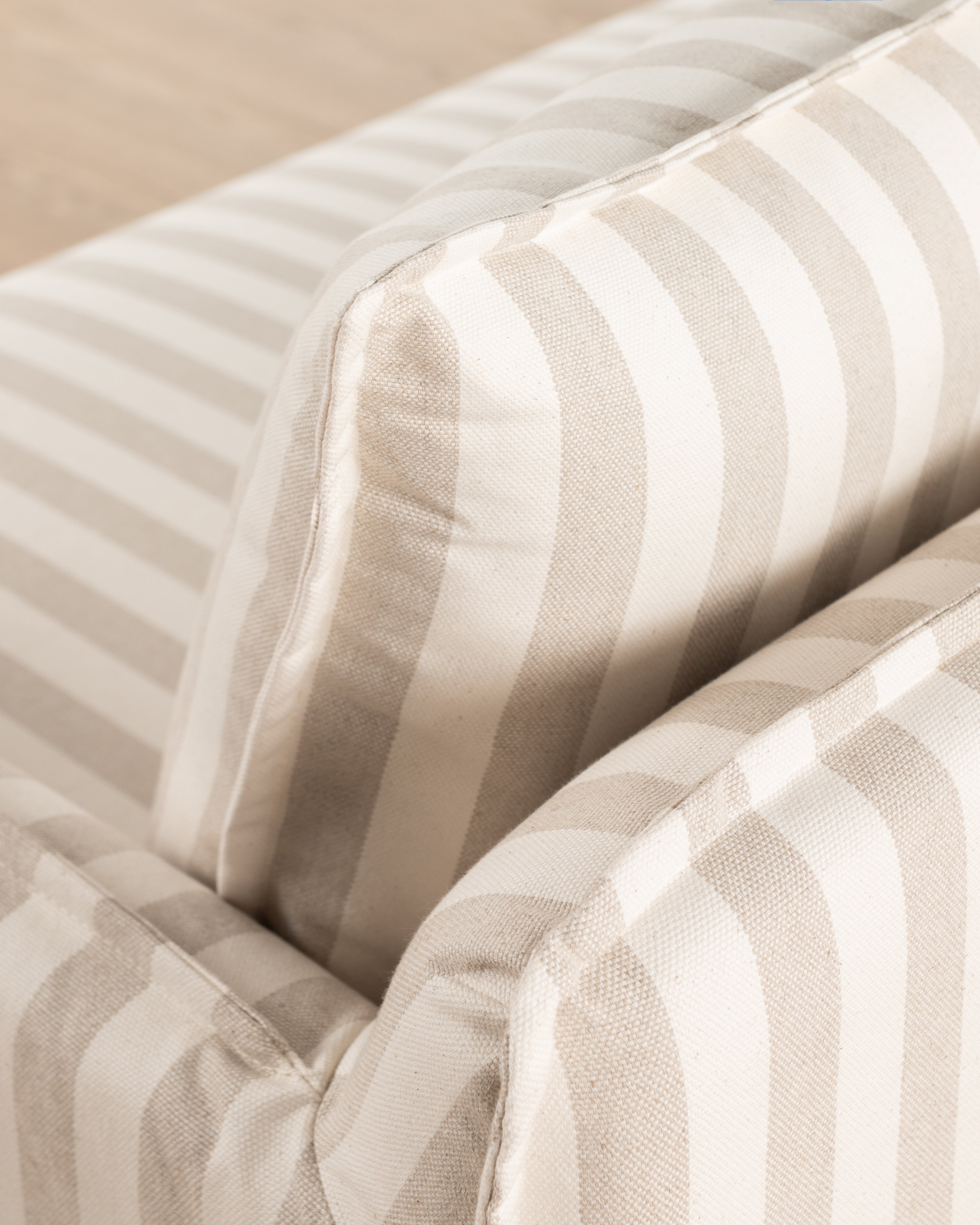 Sicily 2.5-Seater Signature Sofa | Cream Stripe