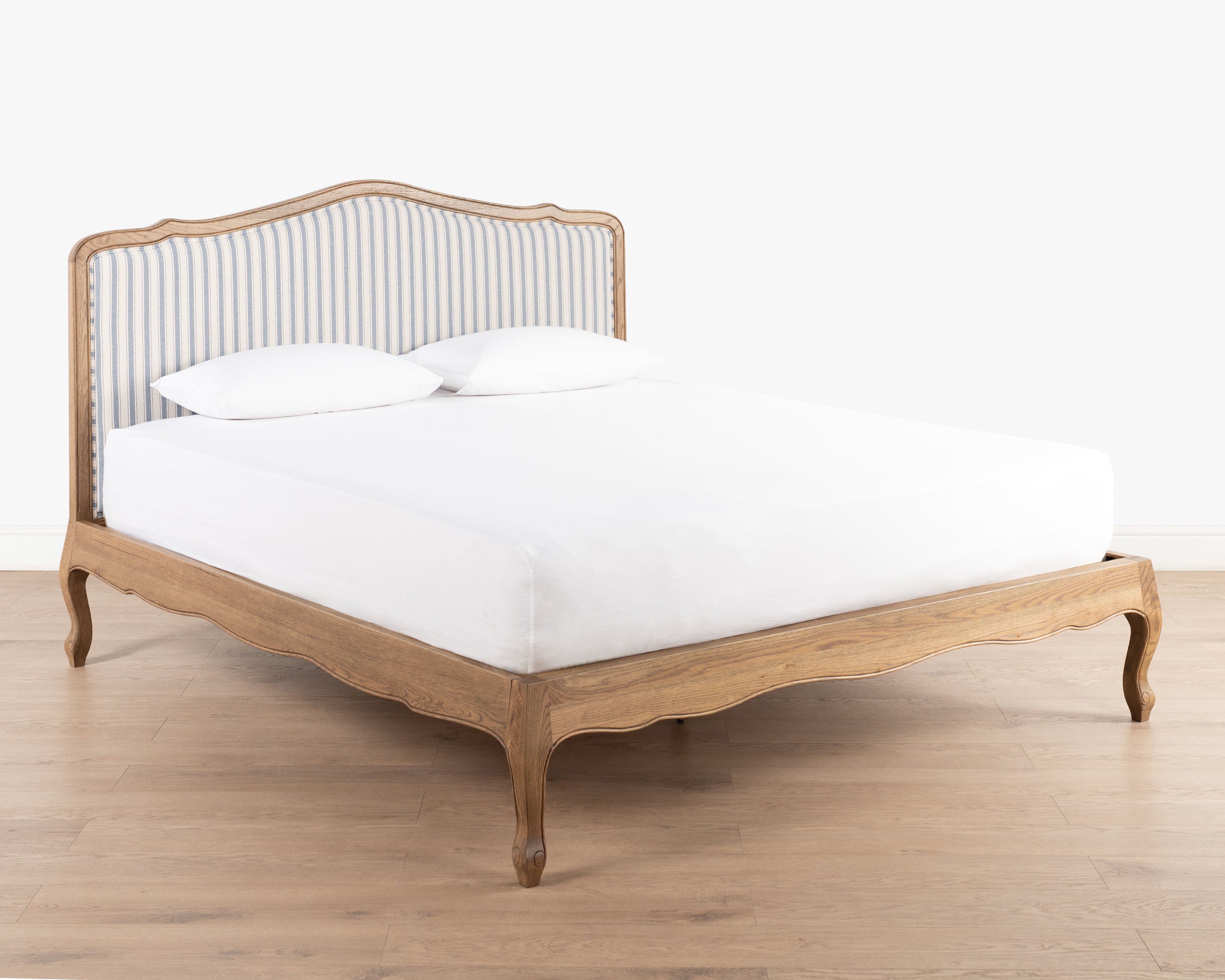 Grace Bed | King | Blue Stripe