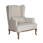 Marie Slipcover Wingback Chair | Linen