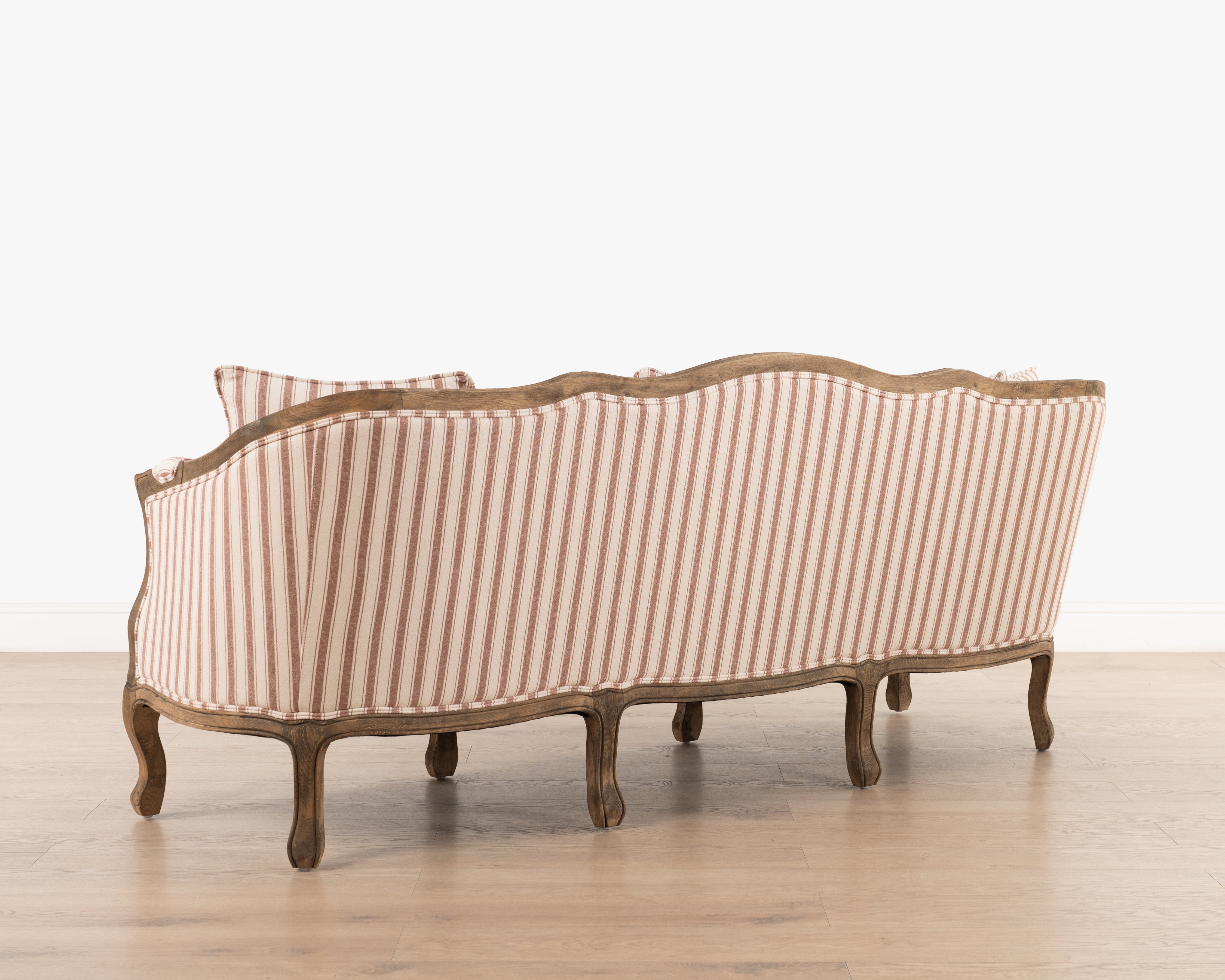 Bergere Sofa | Red Stripe