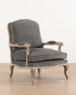 Bodine Bergere Chair | Charcoal