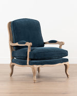 Bodine Bergere Chair | Navy