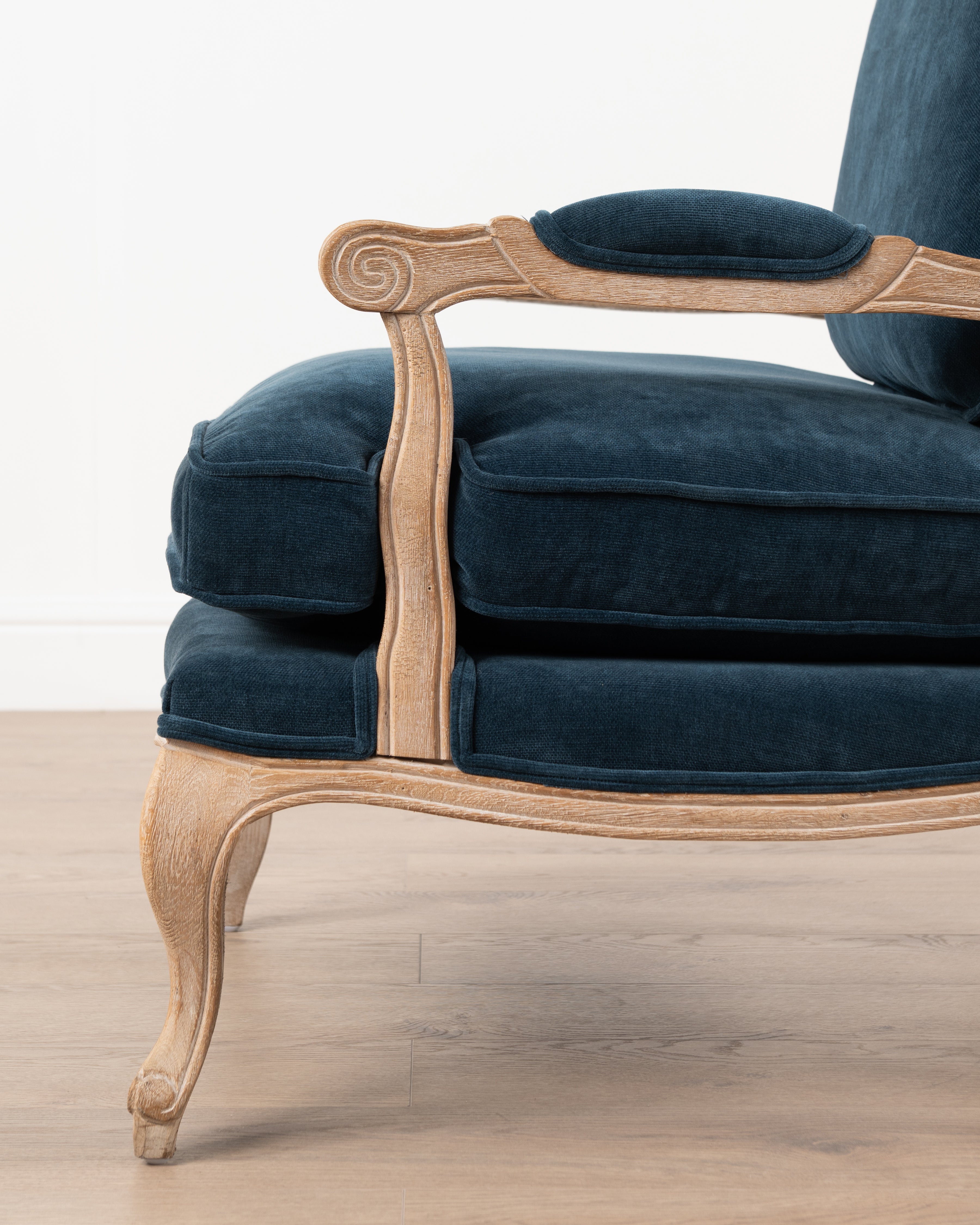 Bodine Bergere Chair | Navy