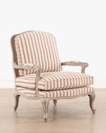 Bodine Bergere Chair | Red Stripe