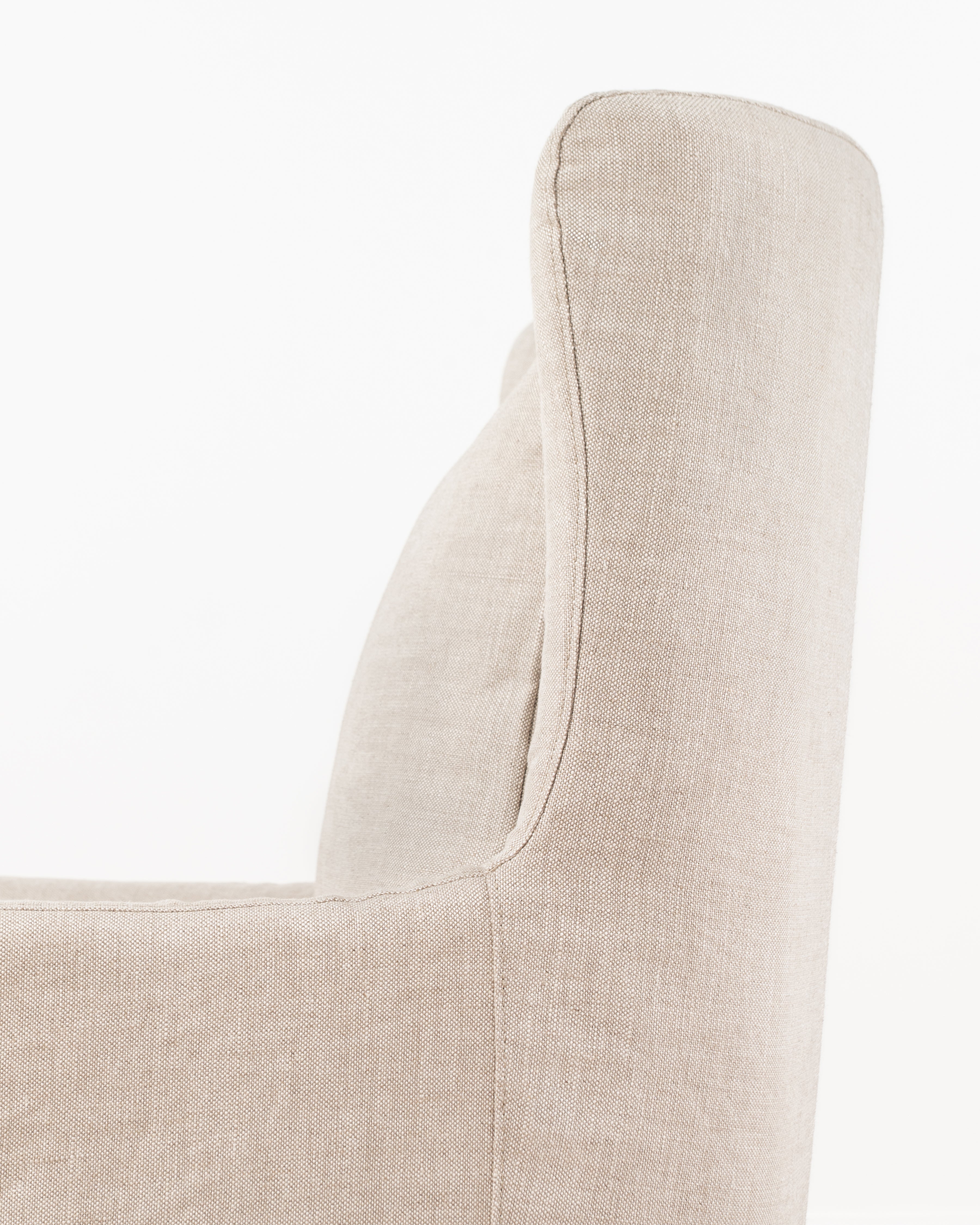 Georgia Slipcover Armchair | Linen