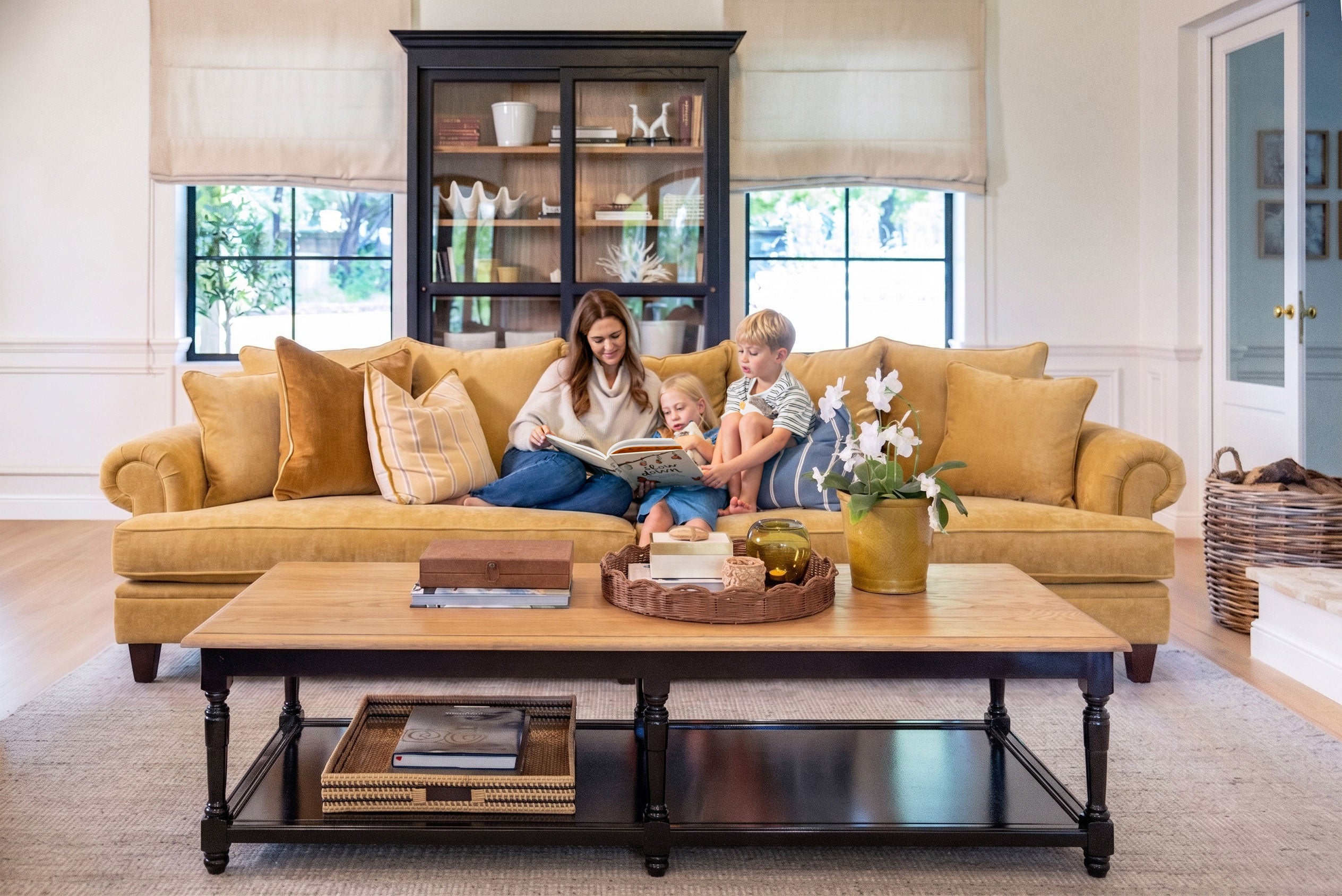 Lucerne 4-Seater Signature Sofa | Mustard
