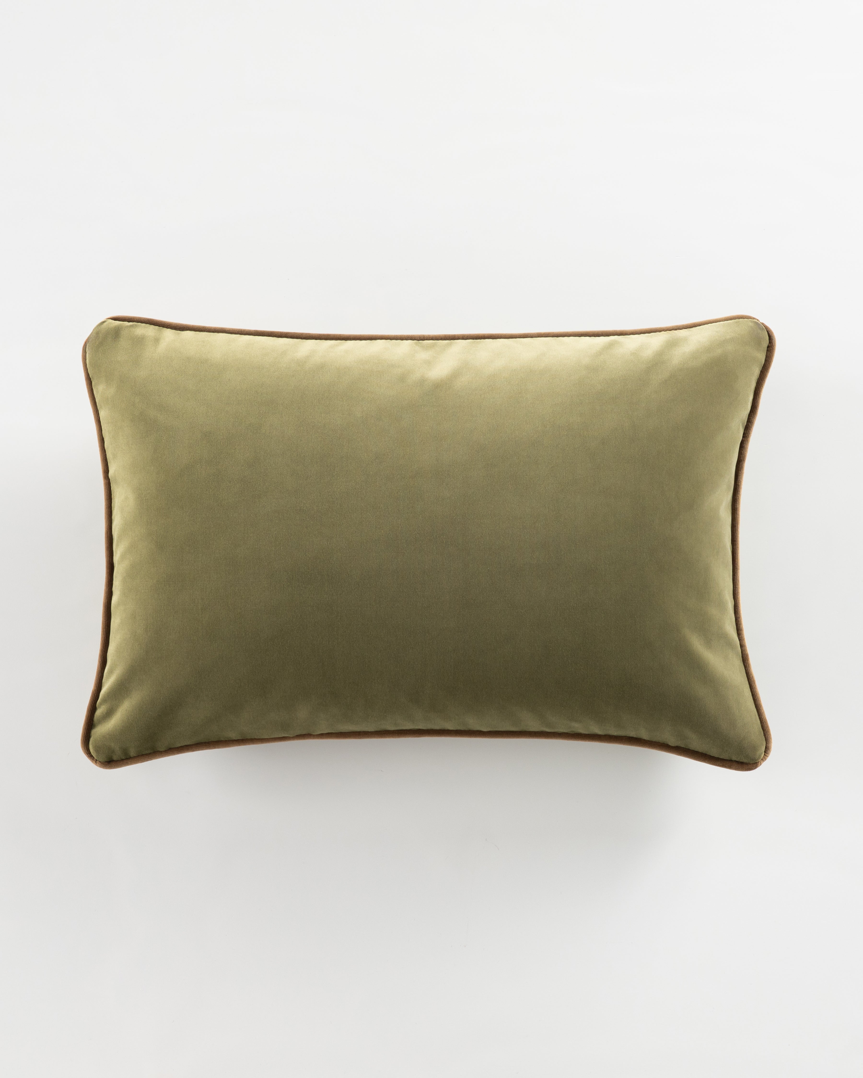 Charlene Greengage Rectangular Cushion