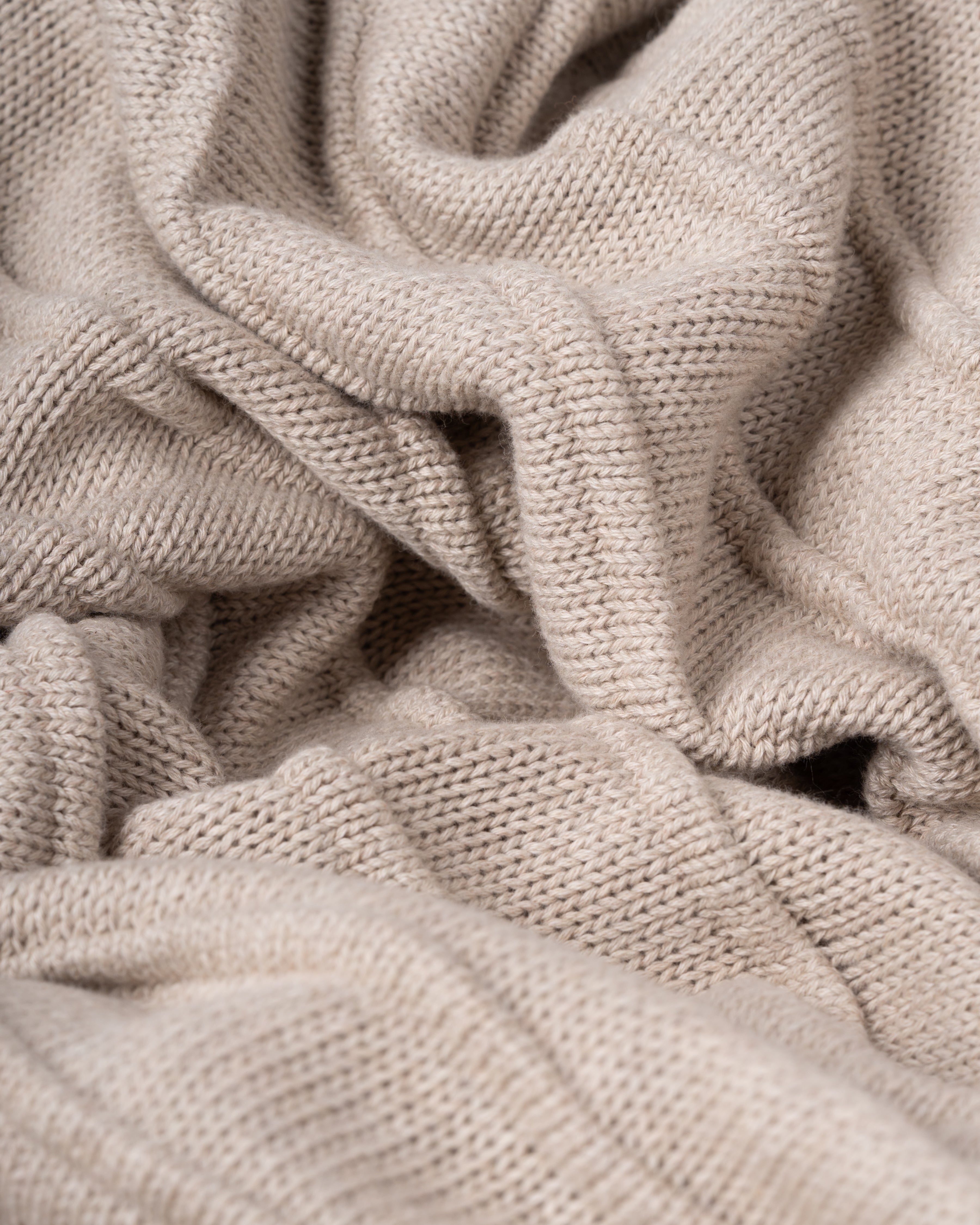 Marlow Knit Throw | Cashew