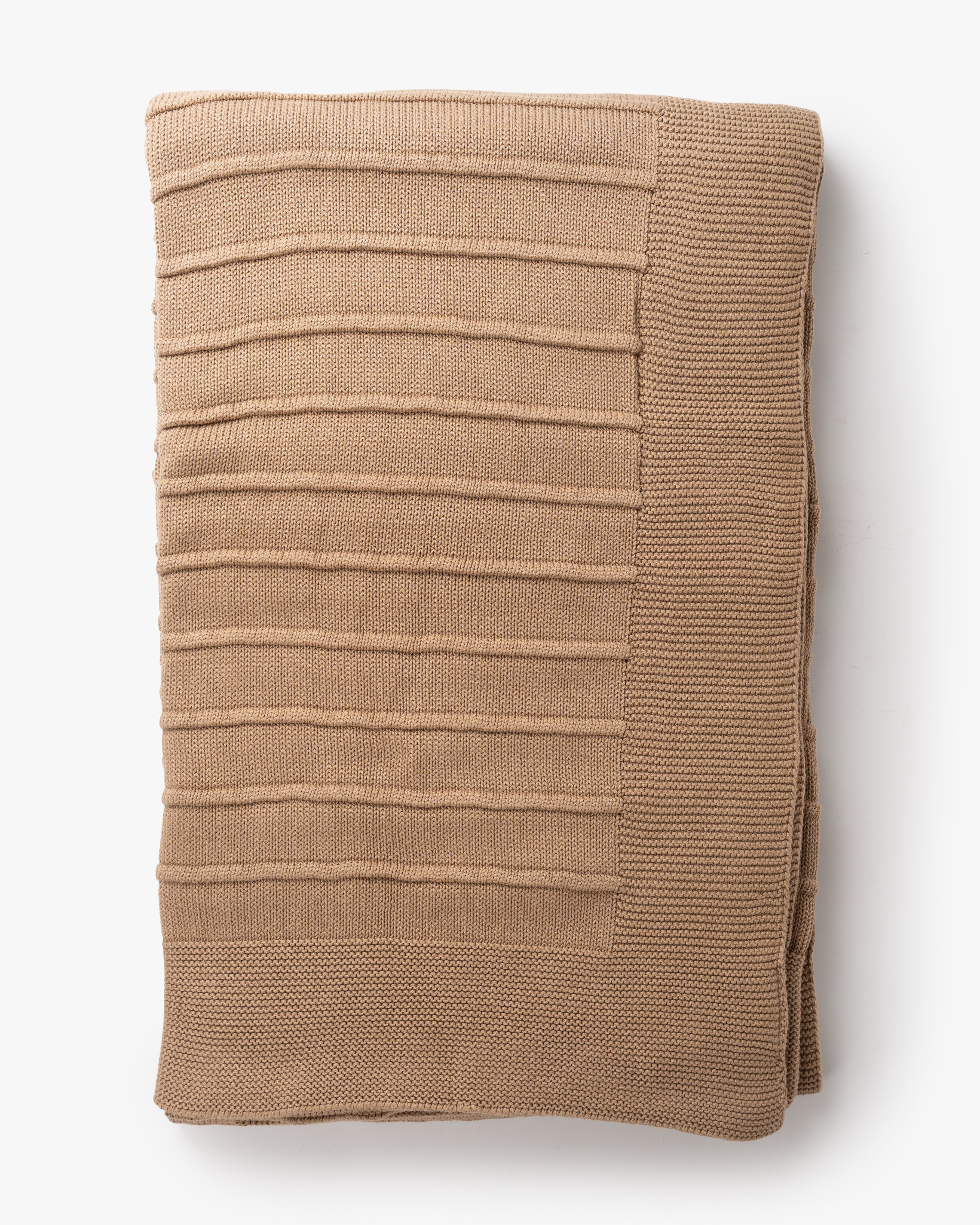 Marlow Knit Throw | Toffee