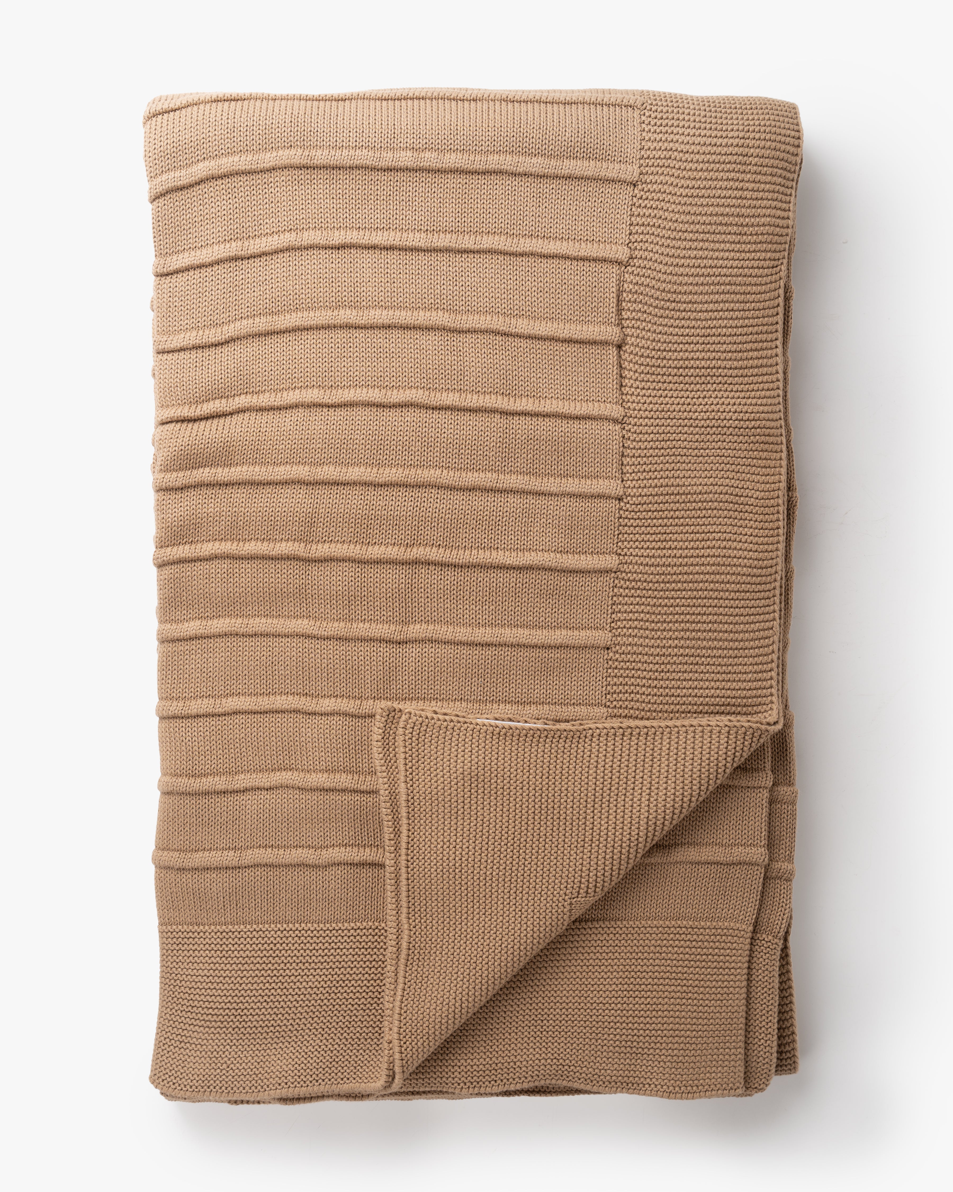 Marlow Knit Throw | Toffee