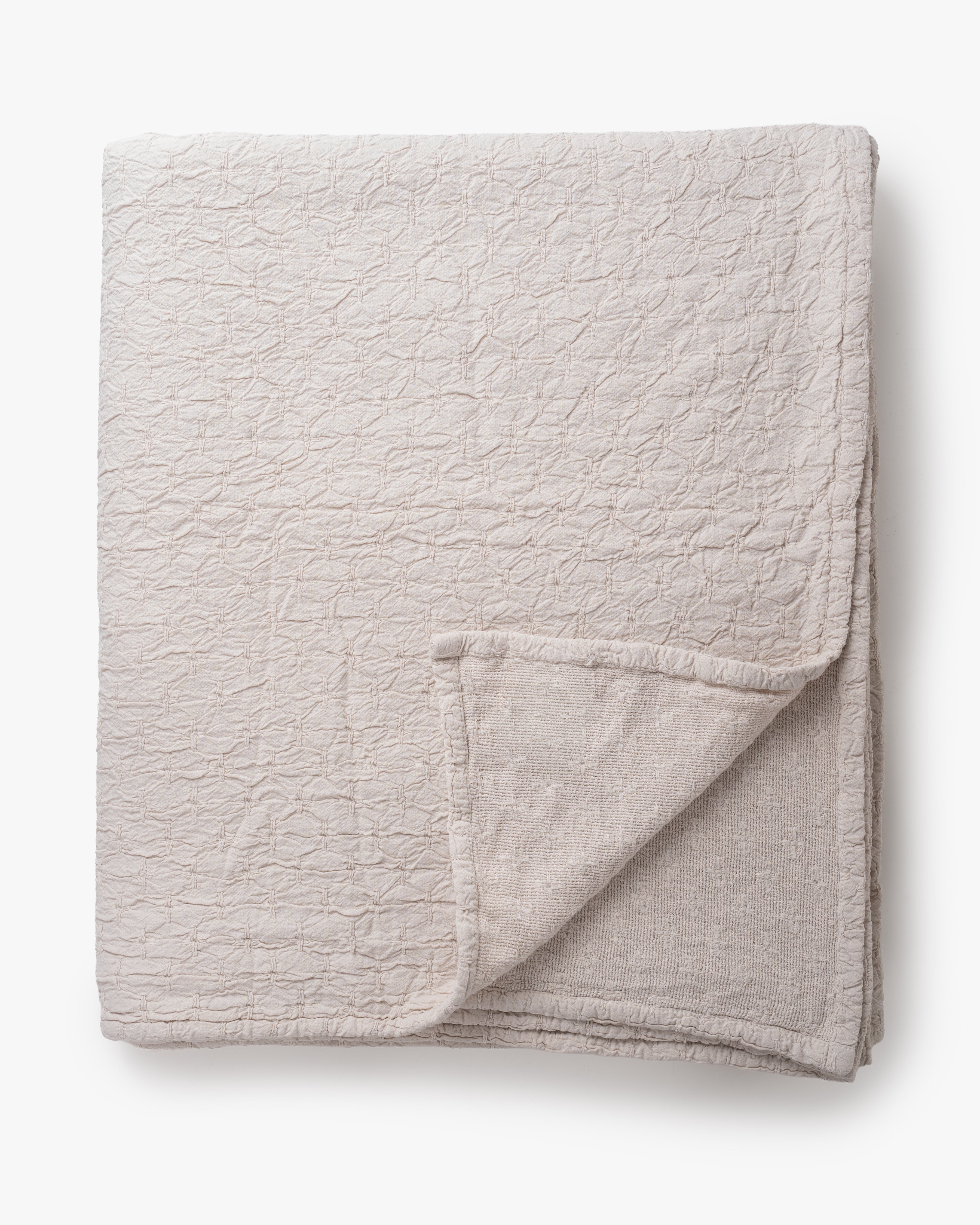 Arden Organic Throw | Creme