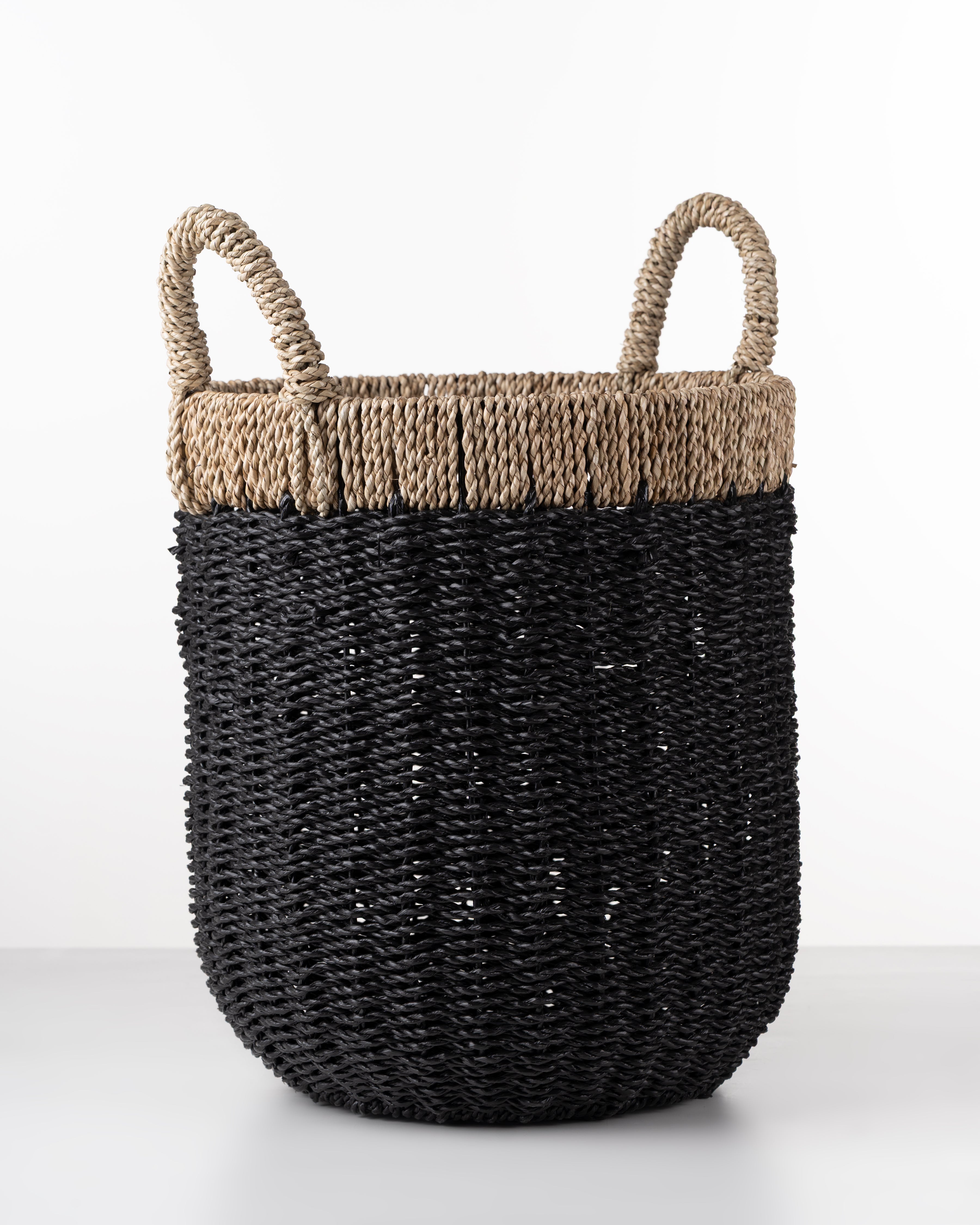Hemp Basket | Medium | Black