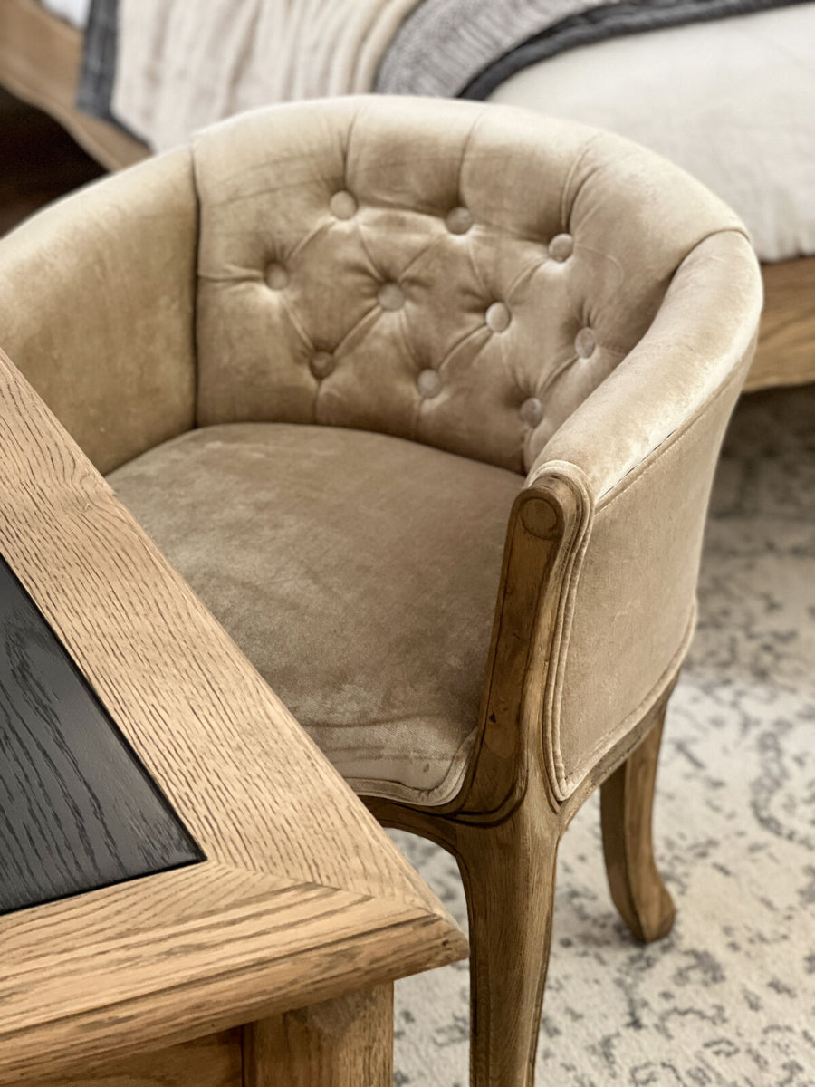 Boudoir Chair | Champagne