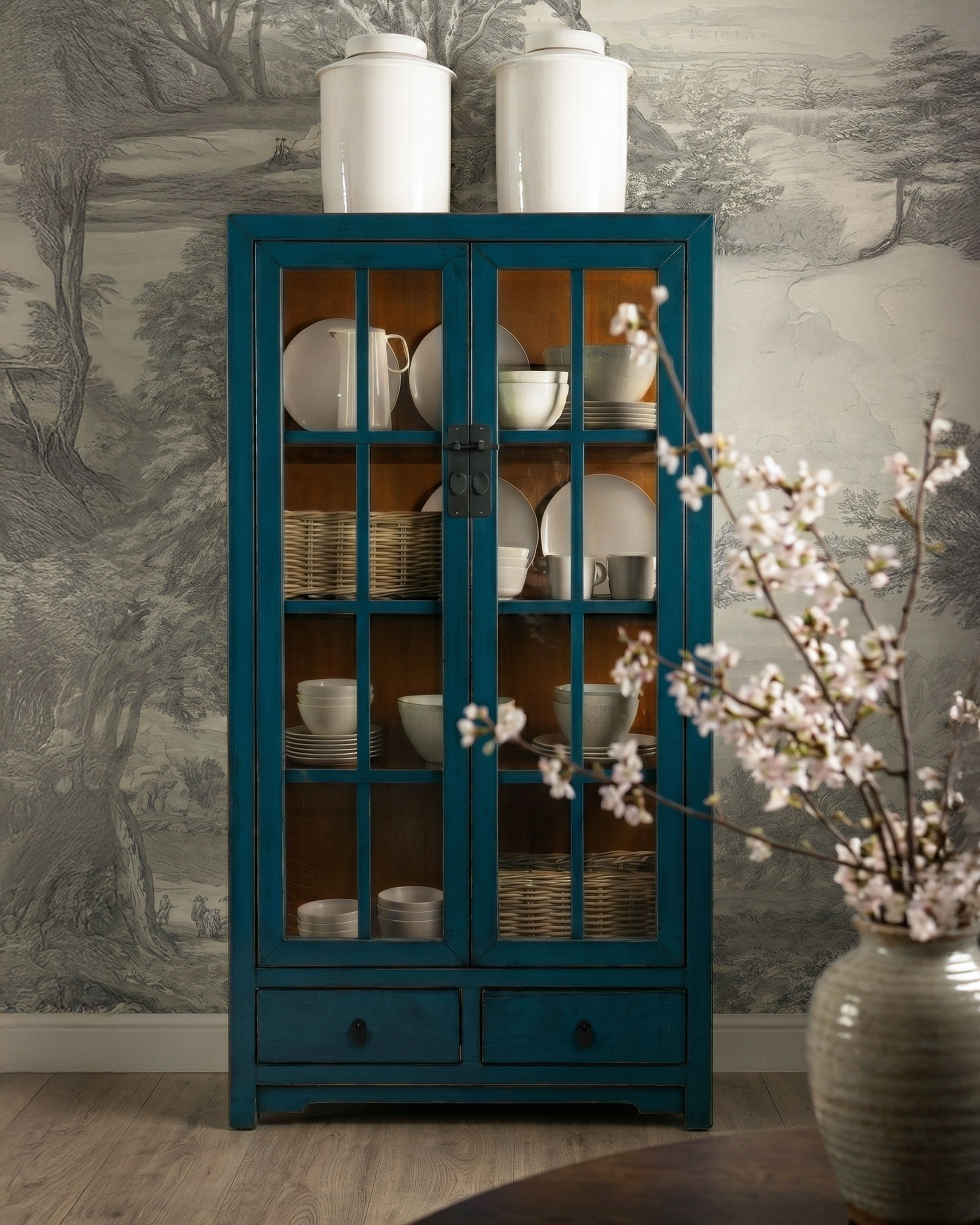 Indochine Liang Ma Cabinet | Blue