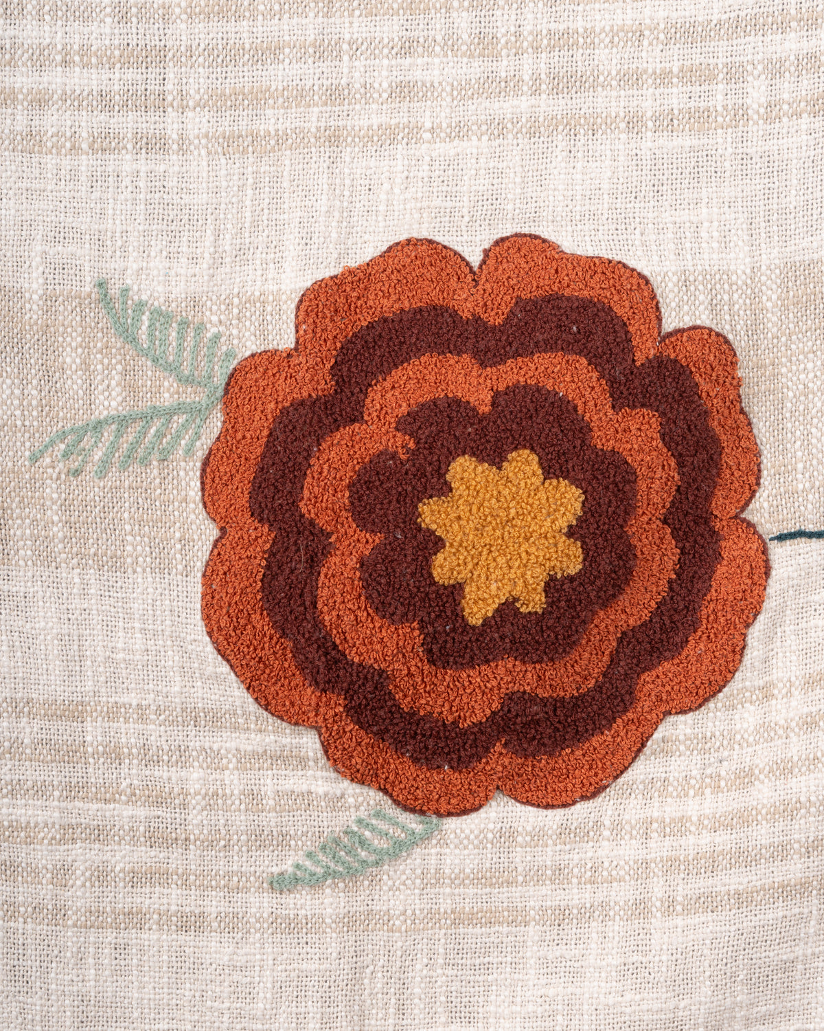 Gardenia Fringe Throw