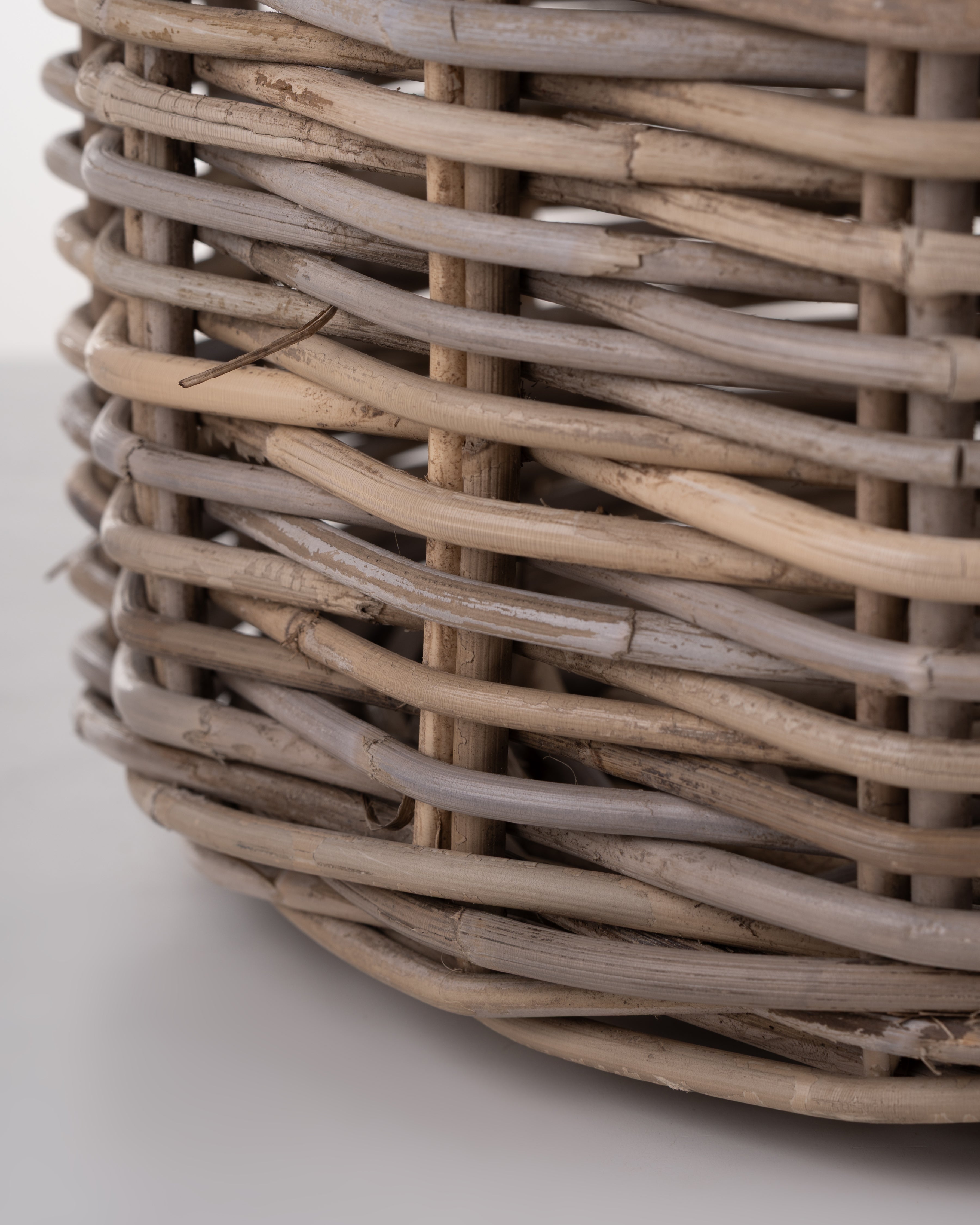 Woven Oval Rattan Basket