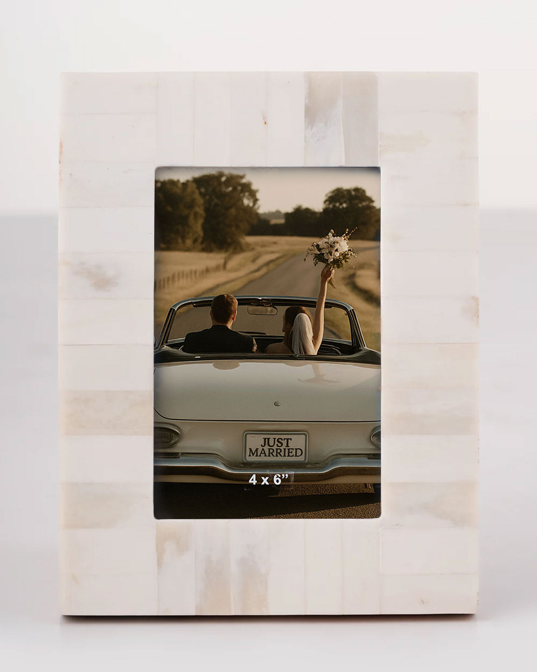 Ivory Inlay Photo Frame
