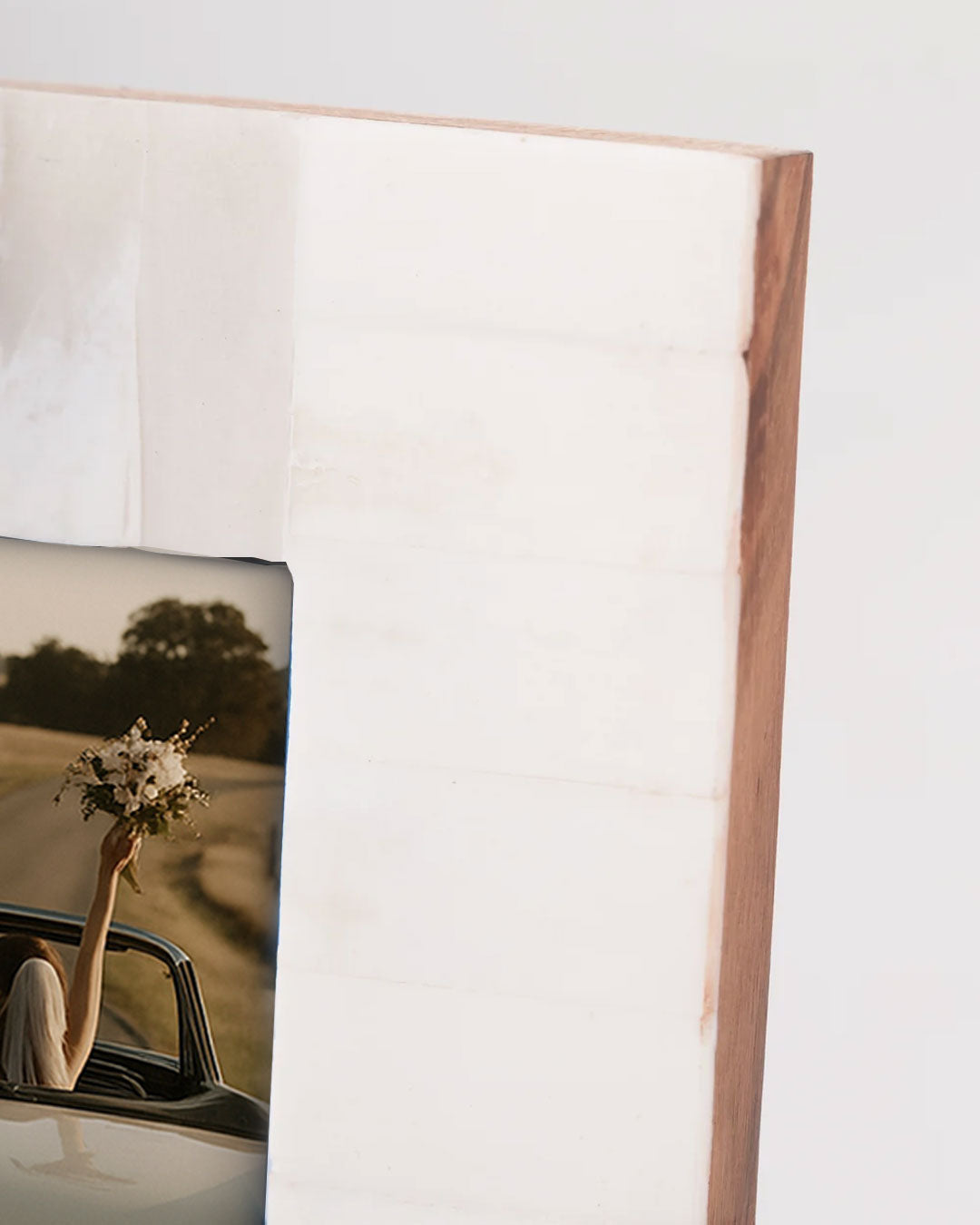 Ivory Inlay Photo Frame