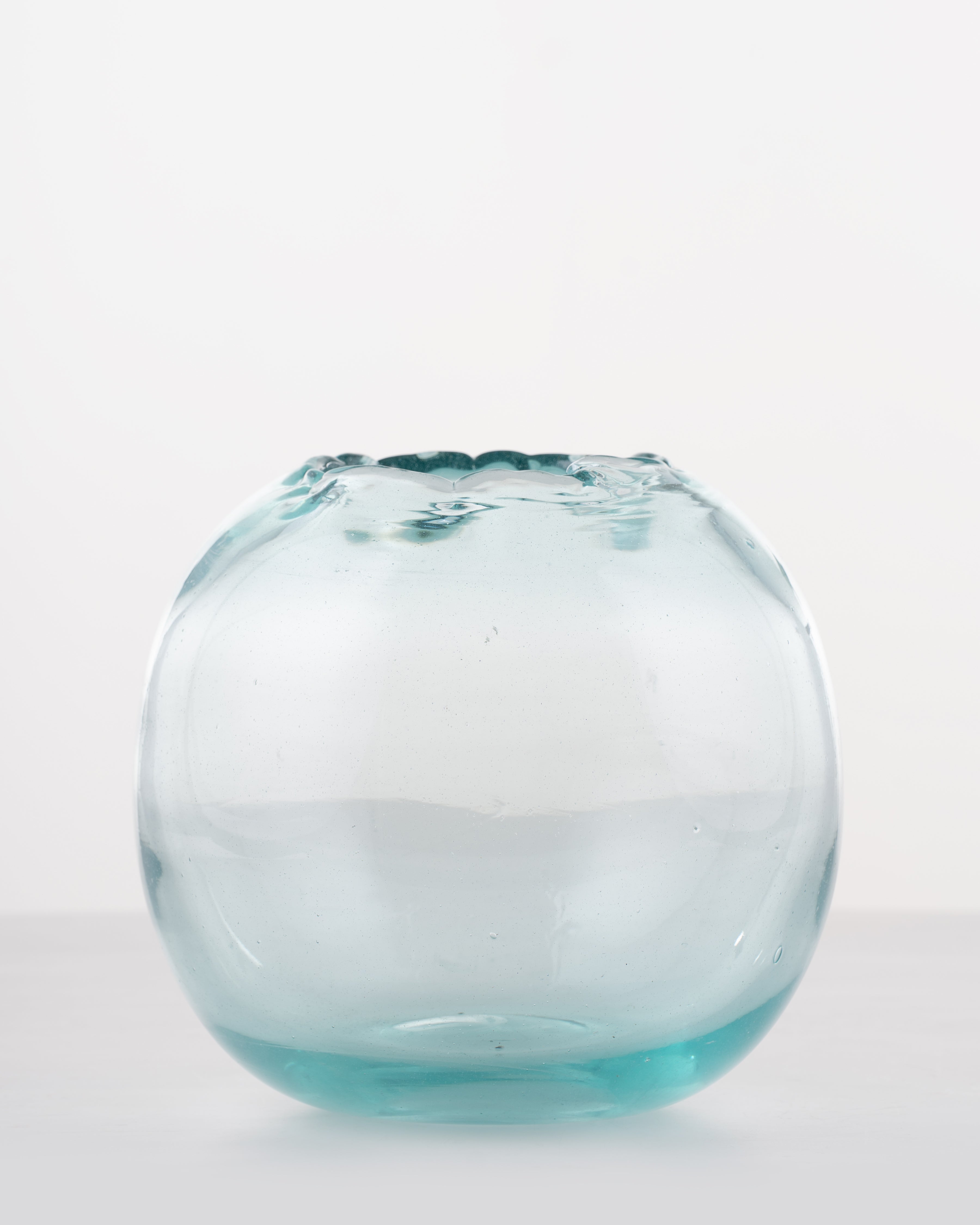 Ripple Edge Glass Vase | Large