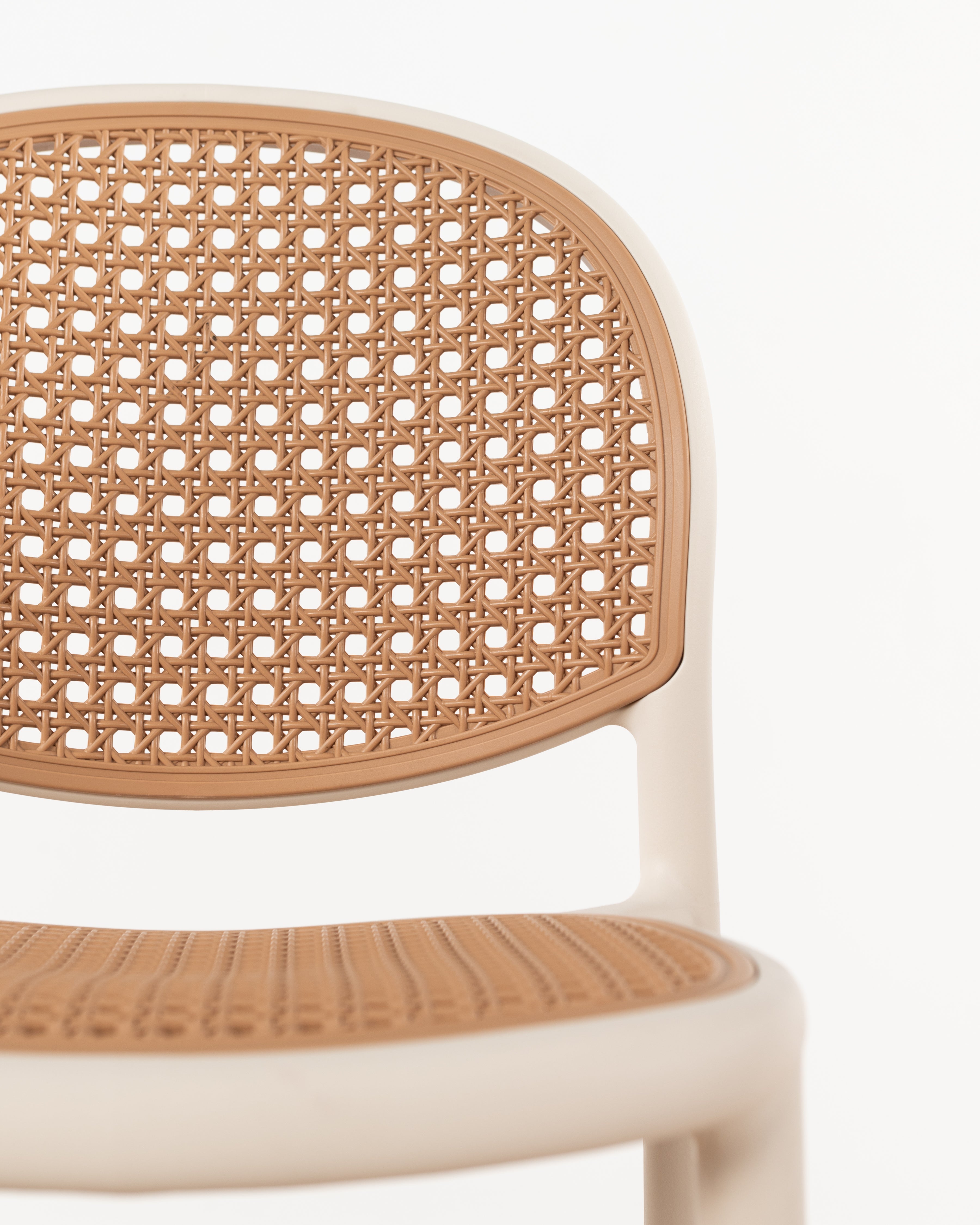 Al fresco Luca bar chair | Cappuccino