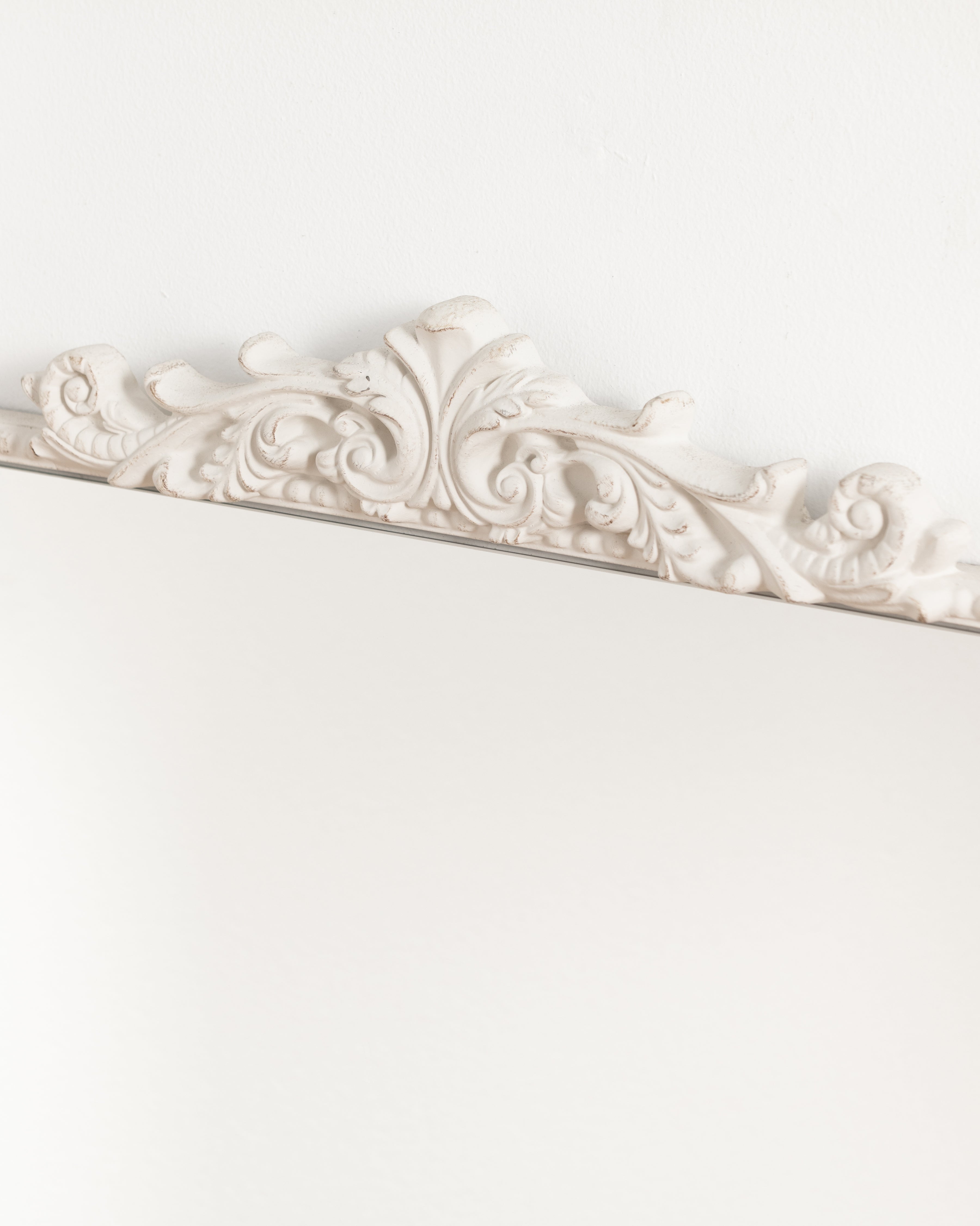 Somerset Rectangular Mirror | White
