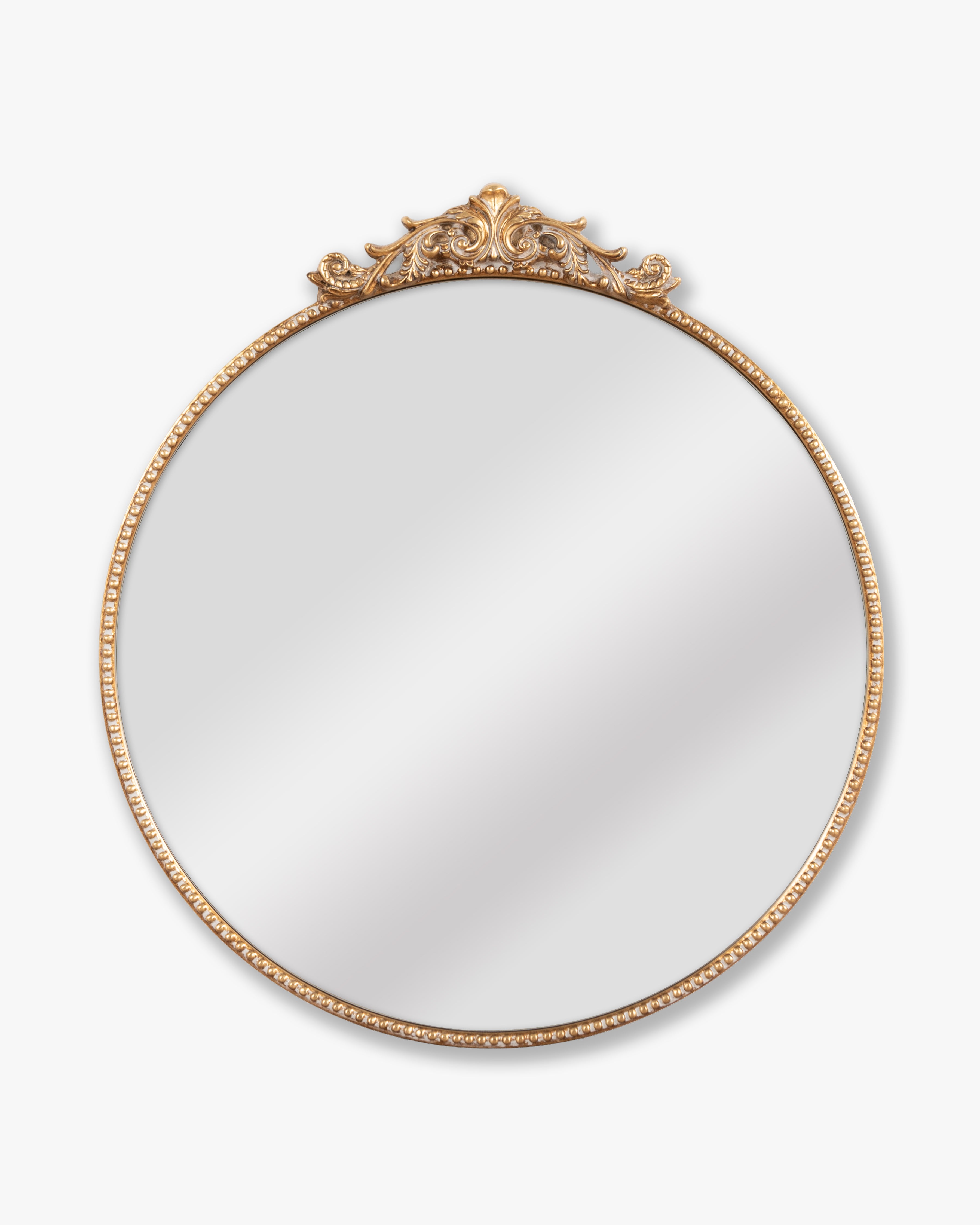 Somerset Round Mirror | Gold