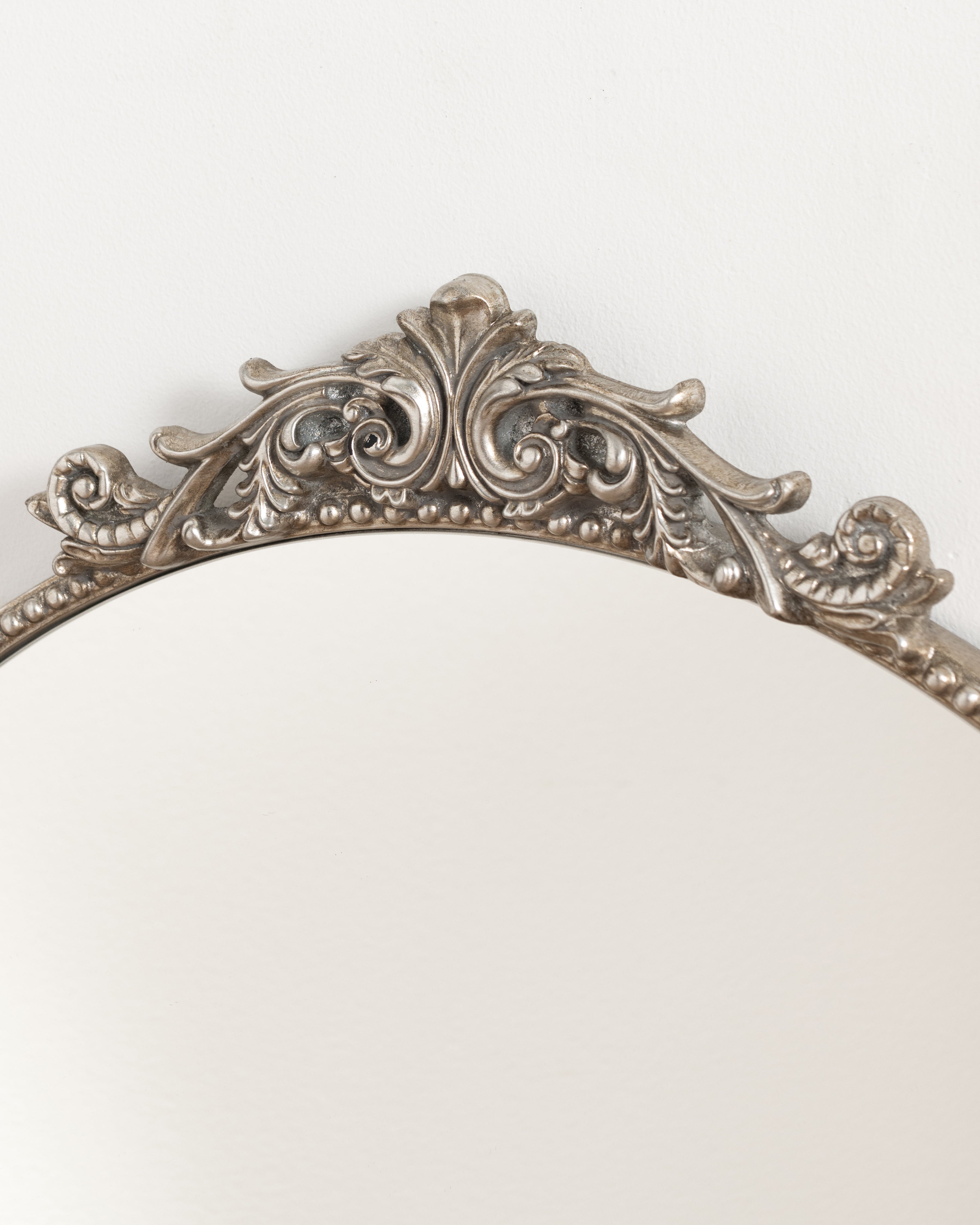 Somerset Round Mirror | Silver