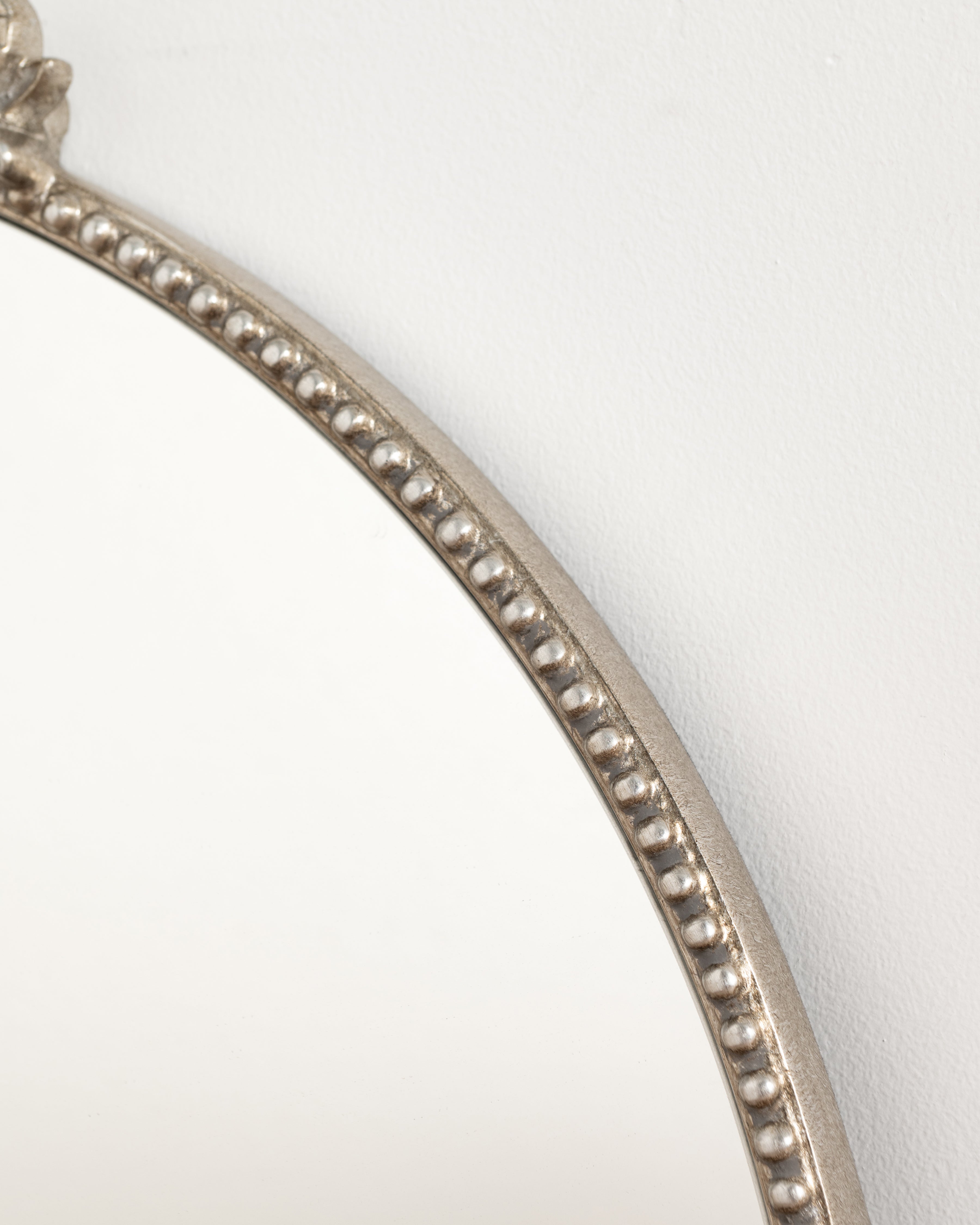 Somerset Round Mirror | Silver