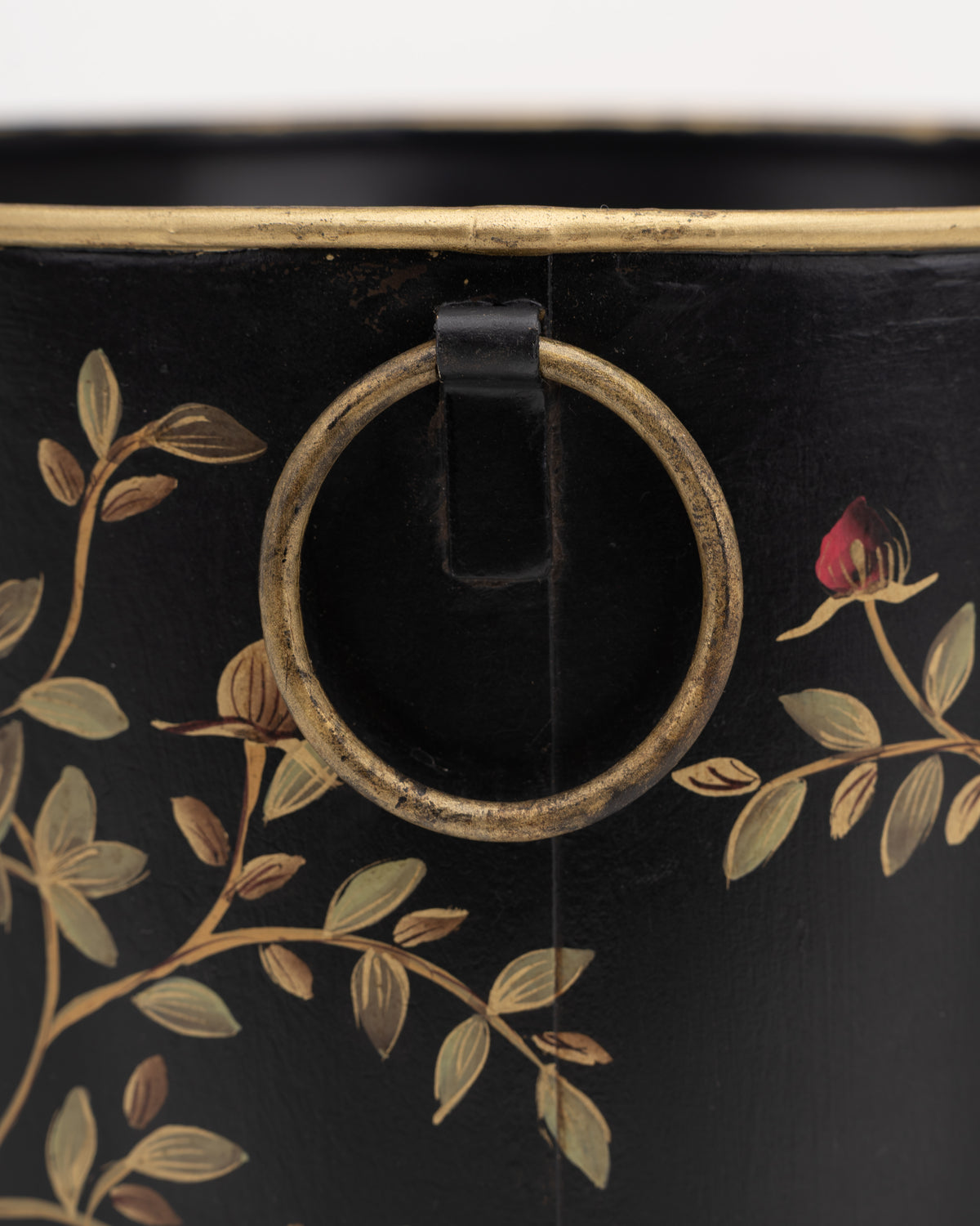 Jardin Noir Oval Wastepaper Basket