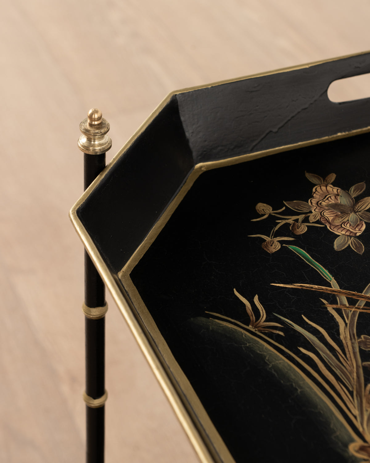 Jardin Noir 2 Tier Tray Table