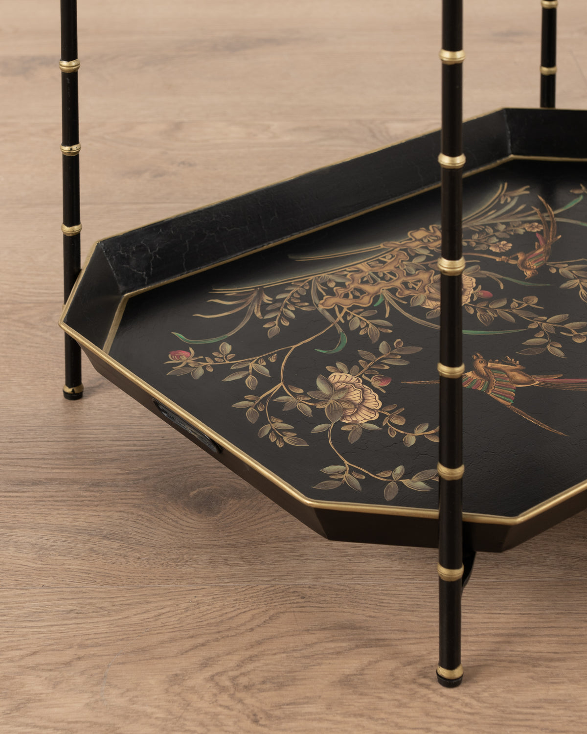 Jardin Noir 2 Tier Tray Table