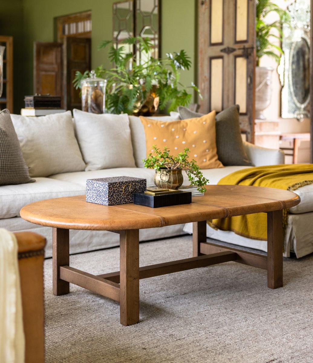 Limited Edition Ravello Leather Coffee Table