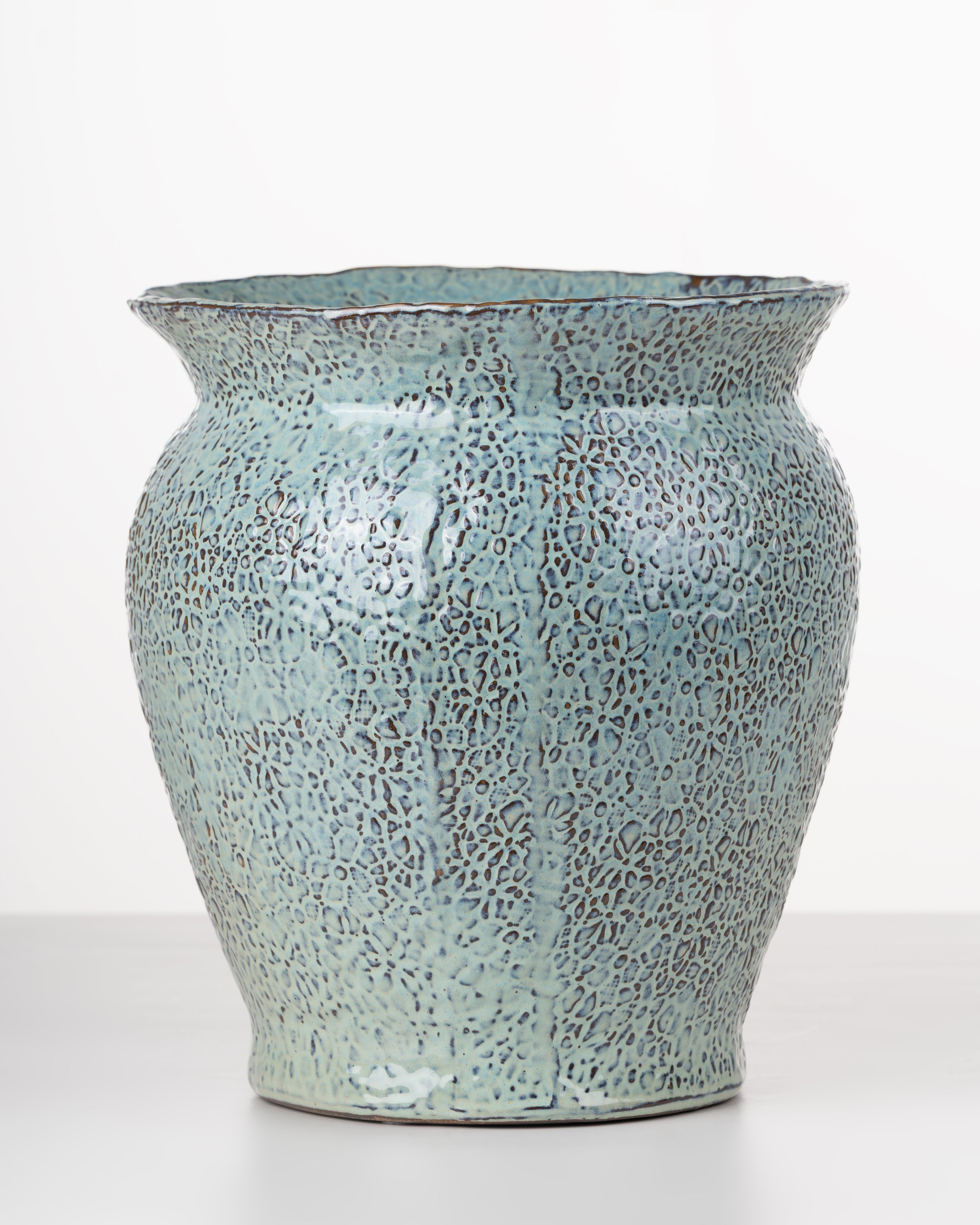 Seafoam Ceramic Vase