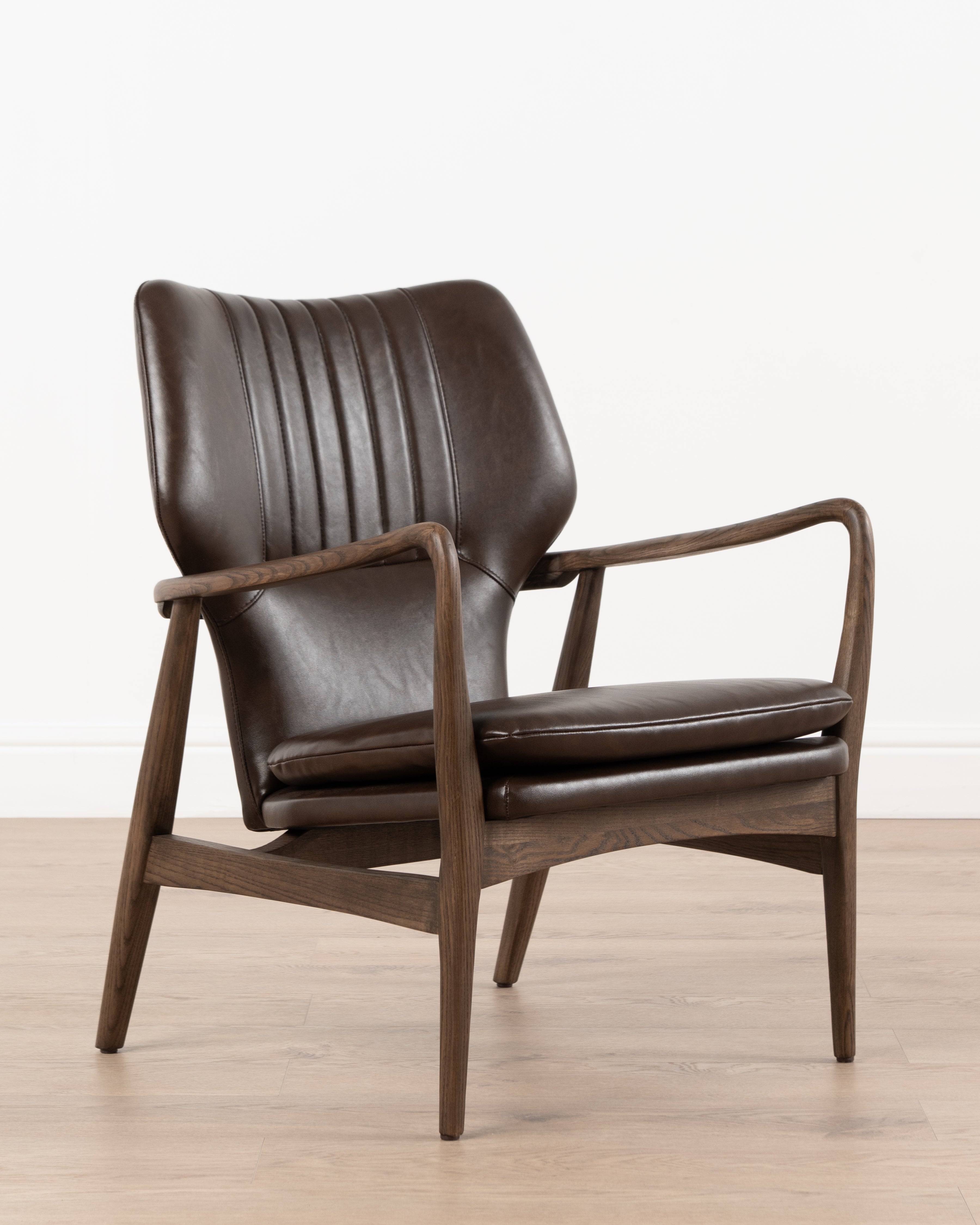 Regency Leather Accent Chair
