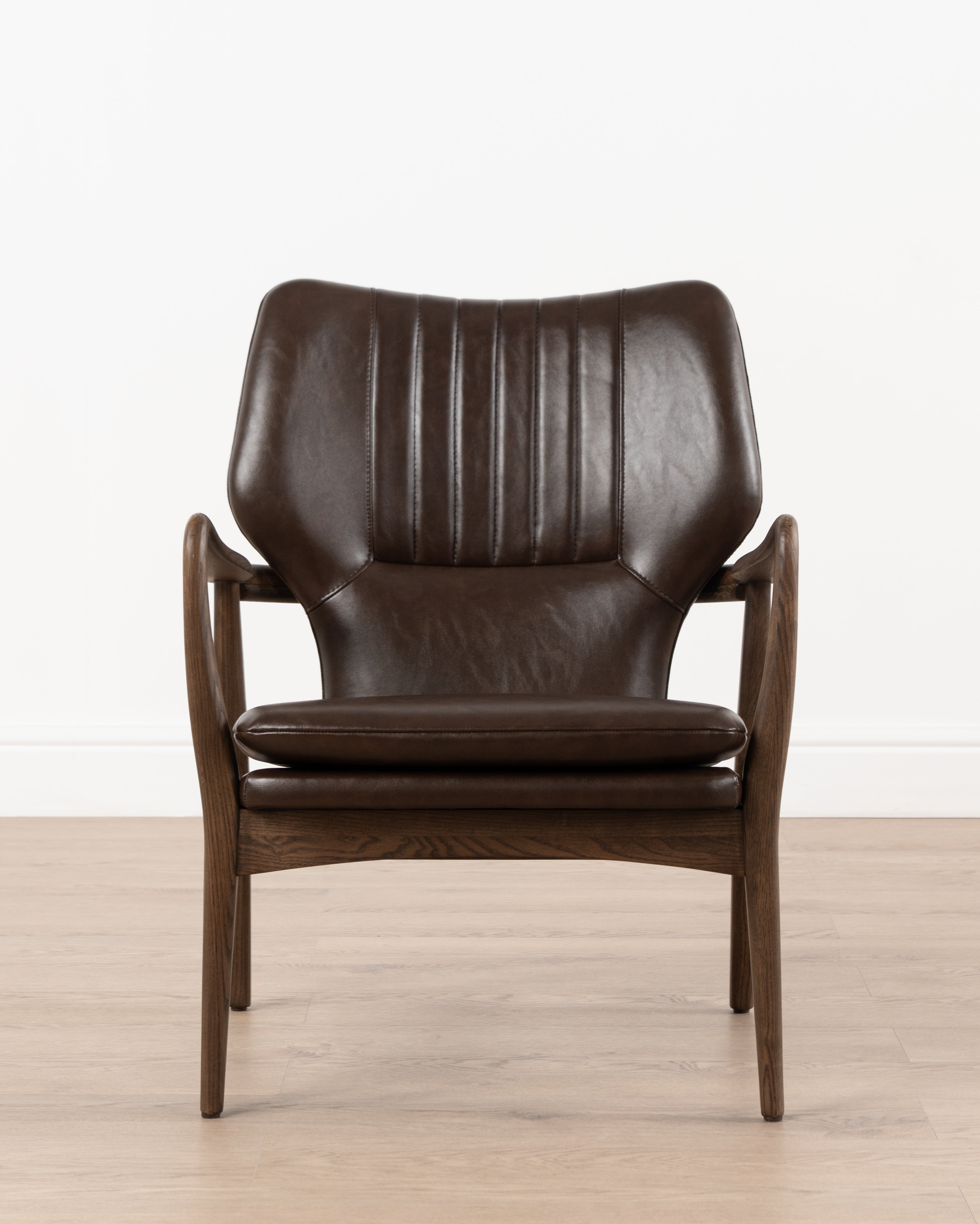 Regency Leather Accent Chair