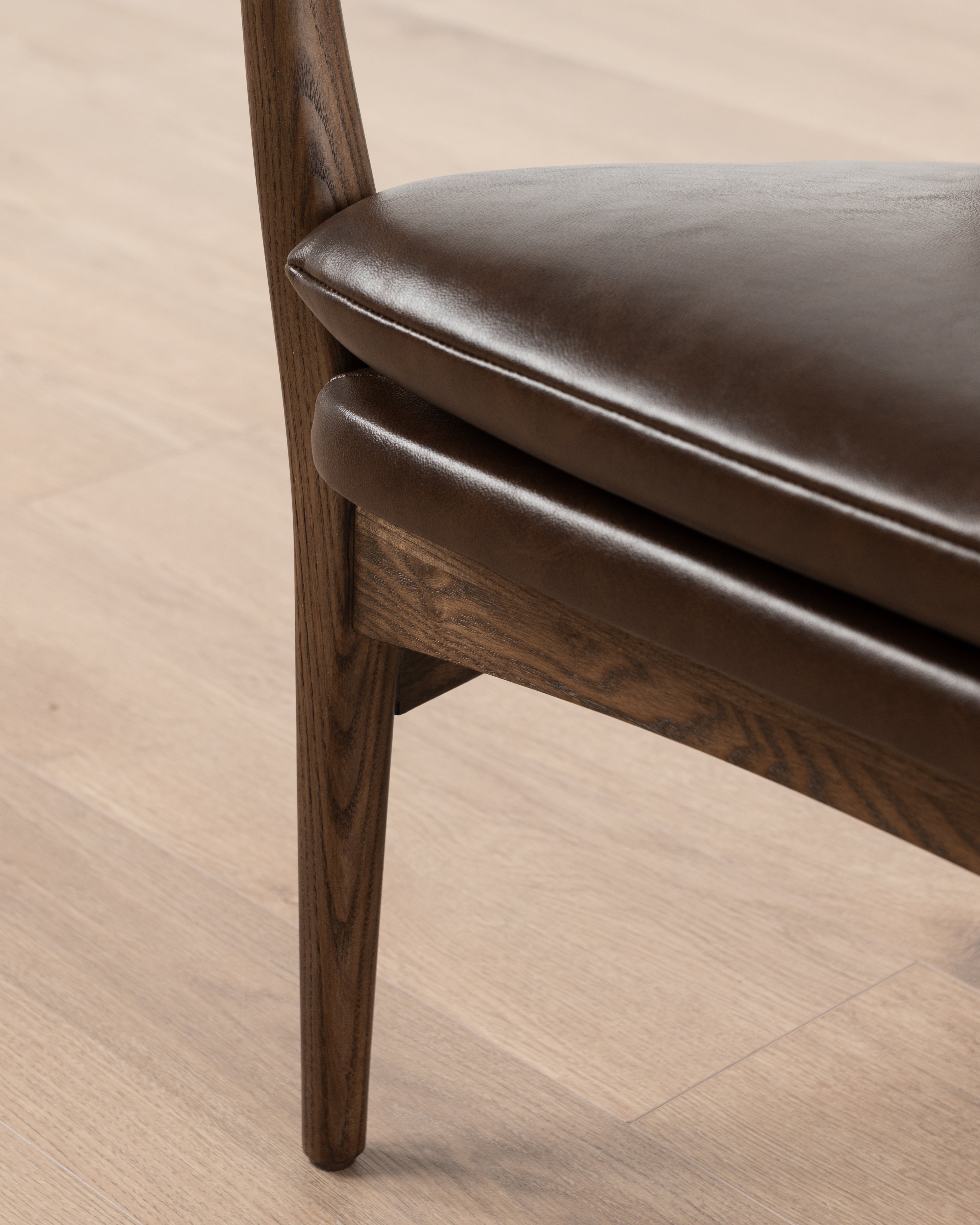 Regency Leather Accent Chair