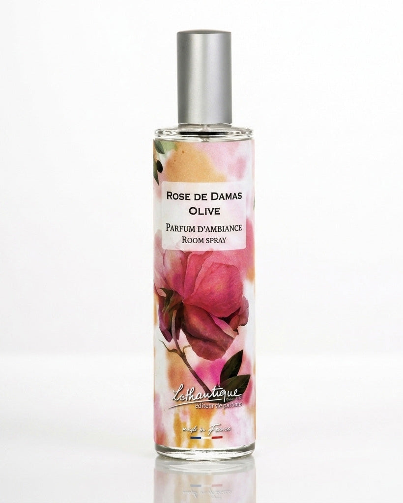 Jardin d'Aquarelles Damask Rose Olive Room Spray
