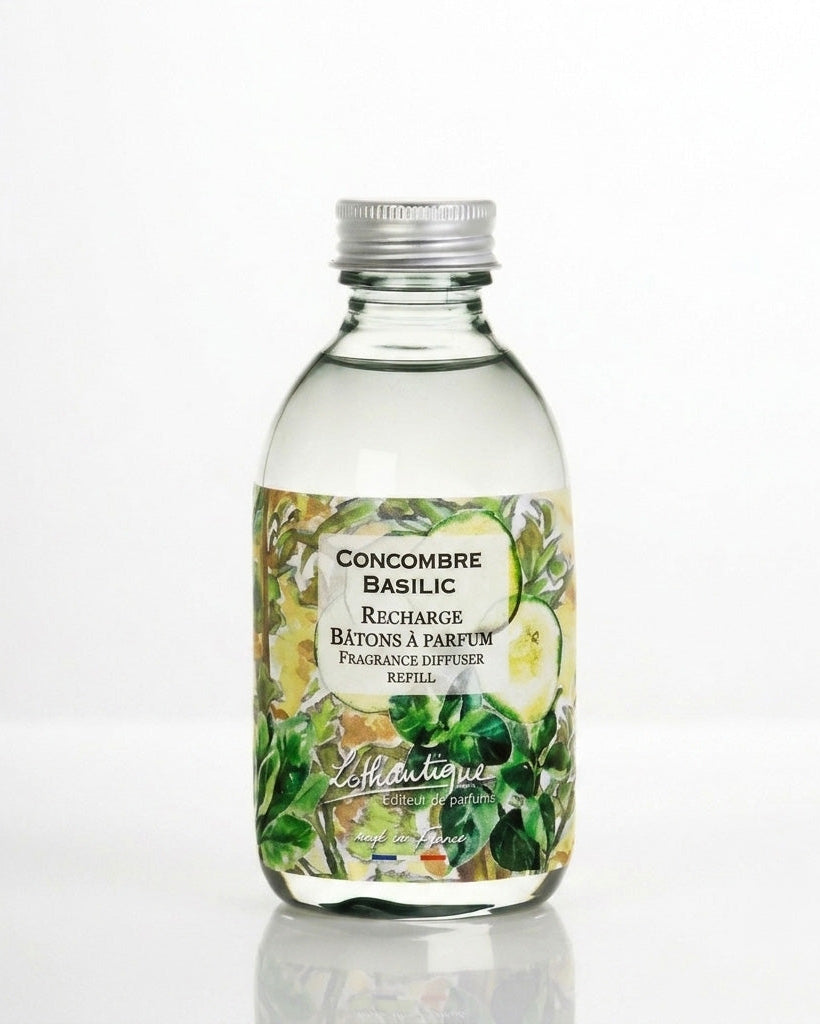 Jardin d'Aquarelles Cucumber Basil Fragrance Diffuser Refill