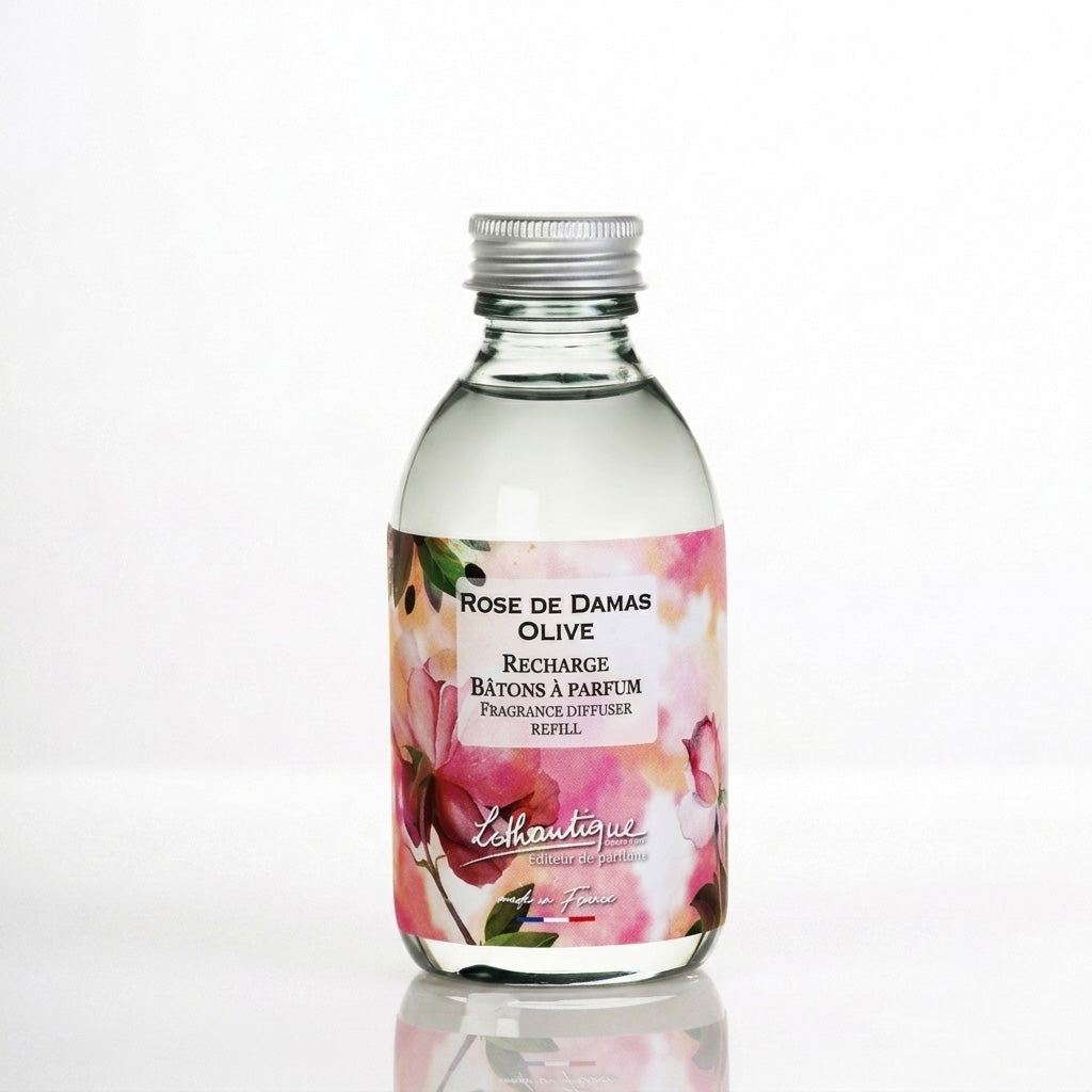 Jardin d'Aquarelles Damask Rose Olive Fragrance Diffuser Refill