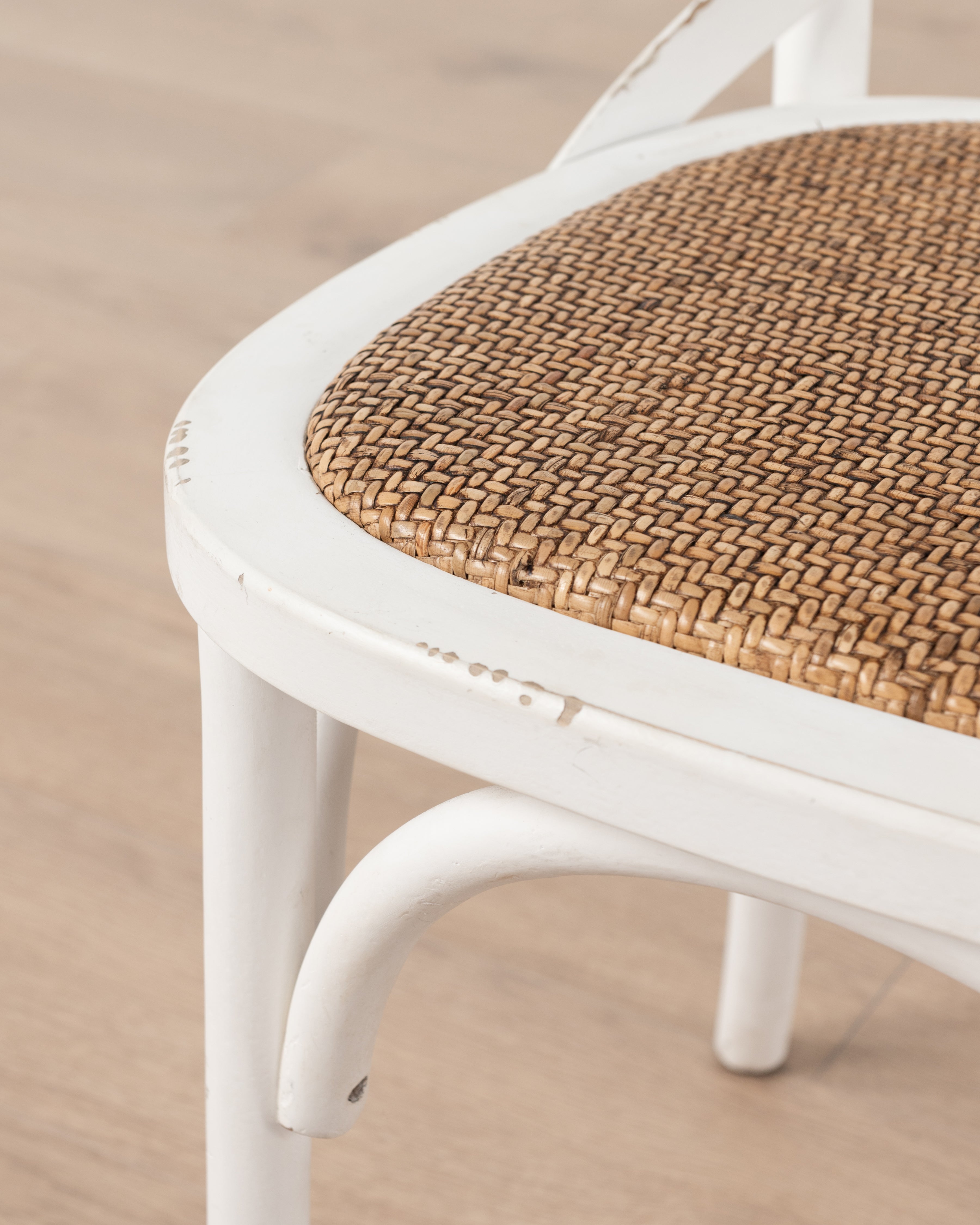 Jenny Crossback Dining Chair | White