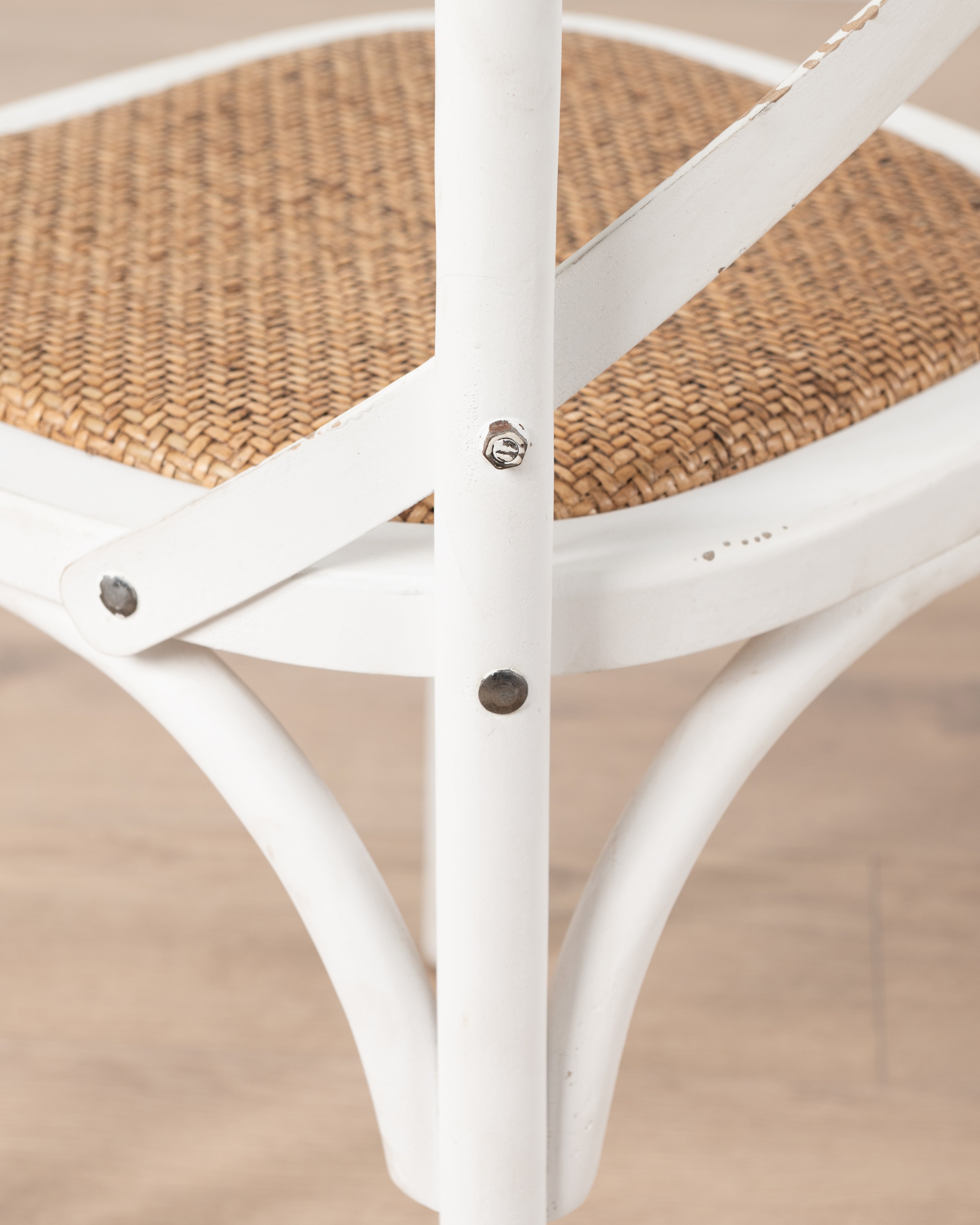 Jenny Crossback Dining Chair | White