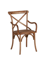 Jenny Crossback Armchair | Antique oak