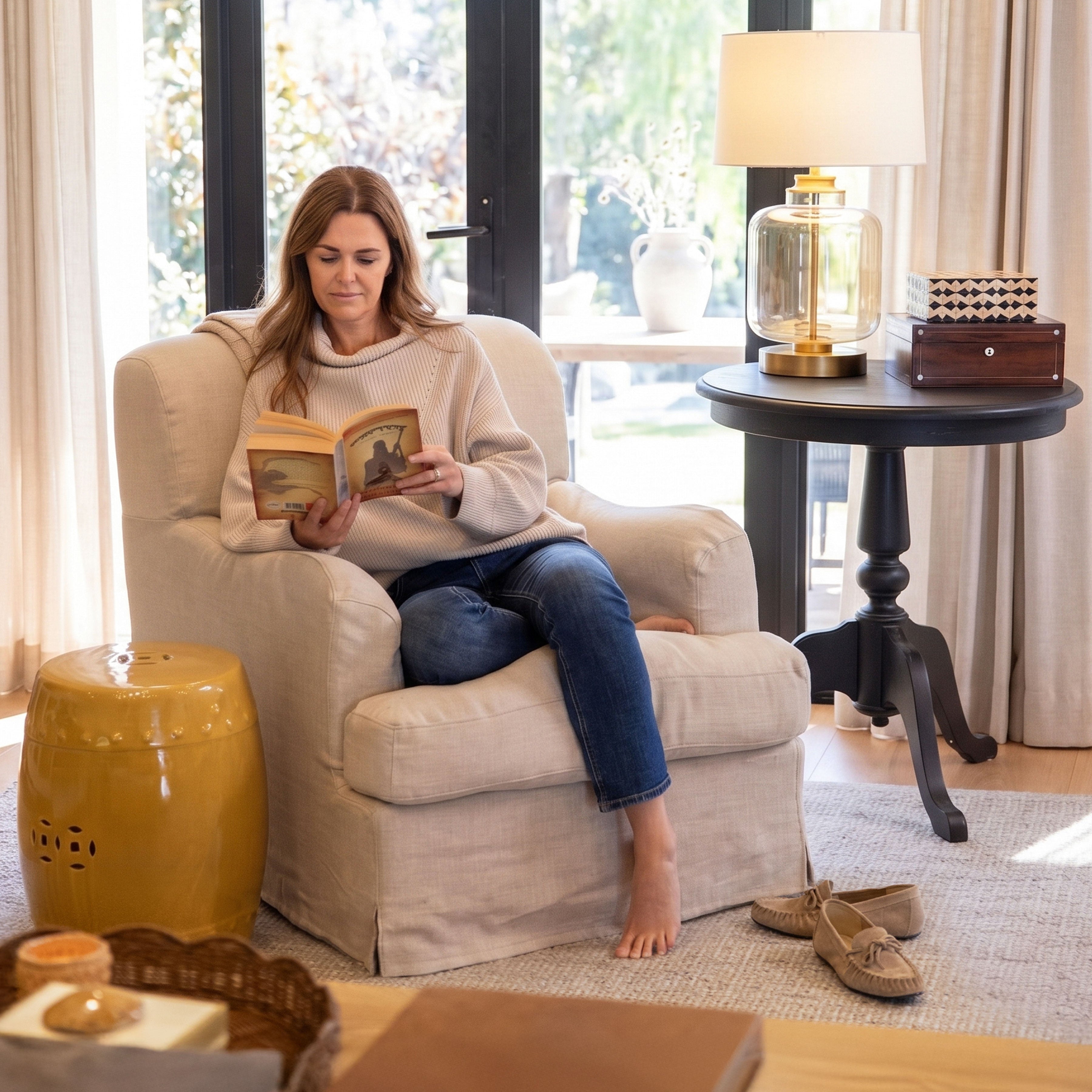 Delanie Slipcover Armchair