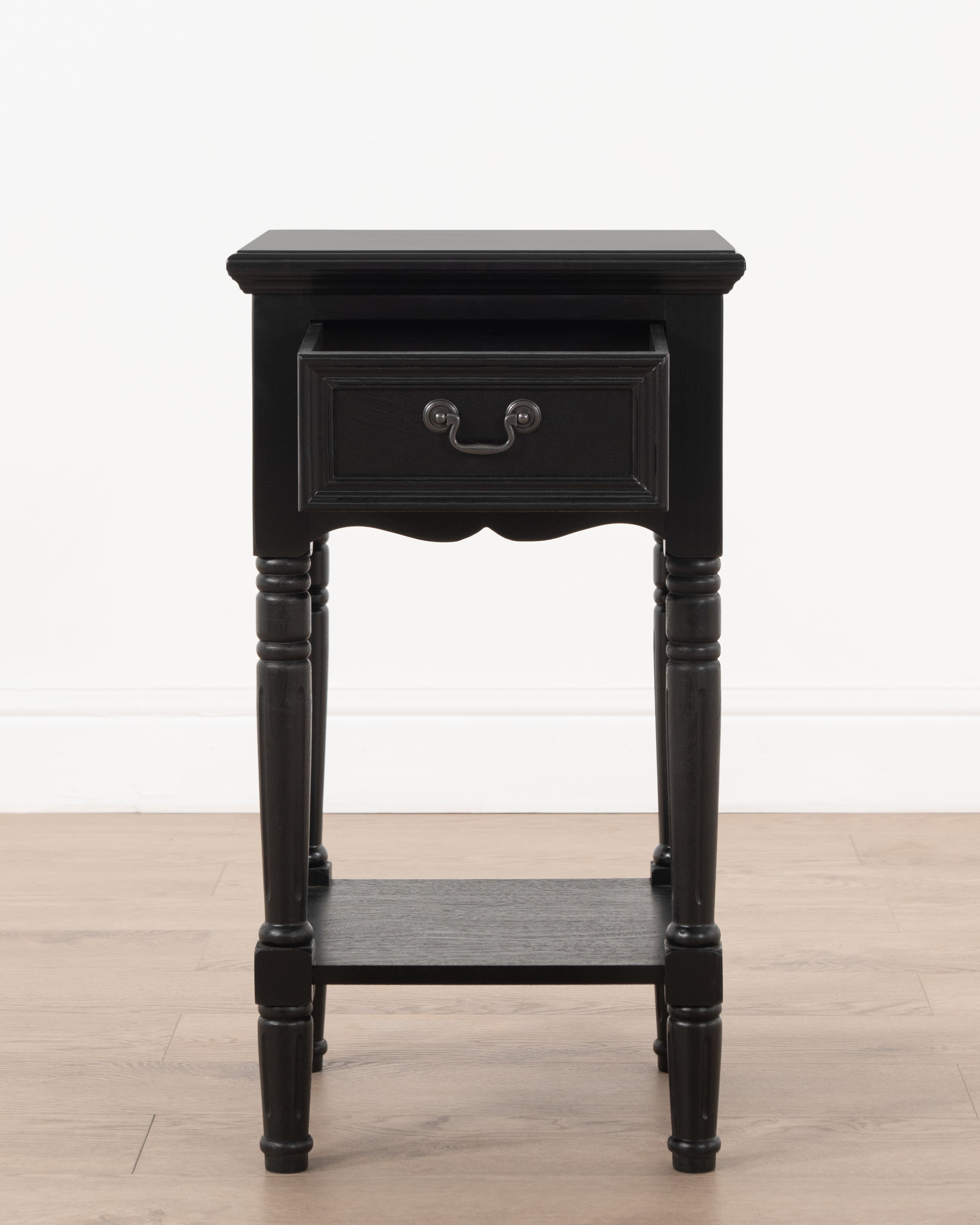 Maisonette Sabine Bedside Table | Black