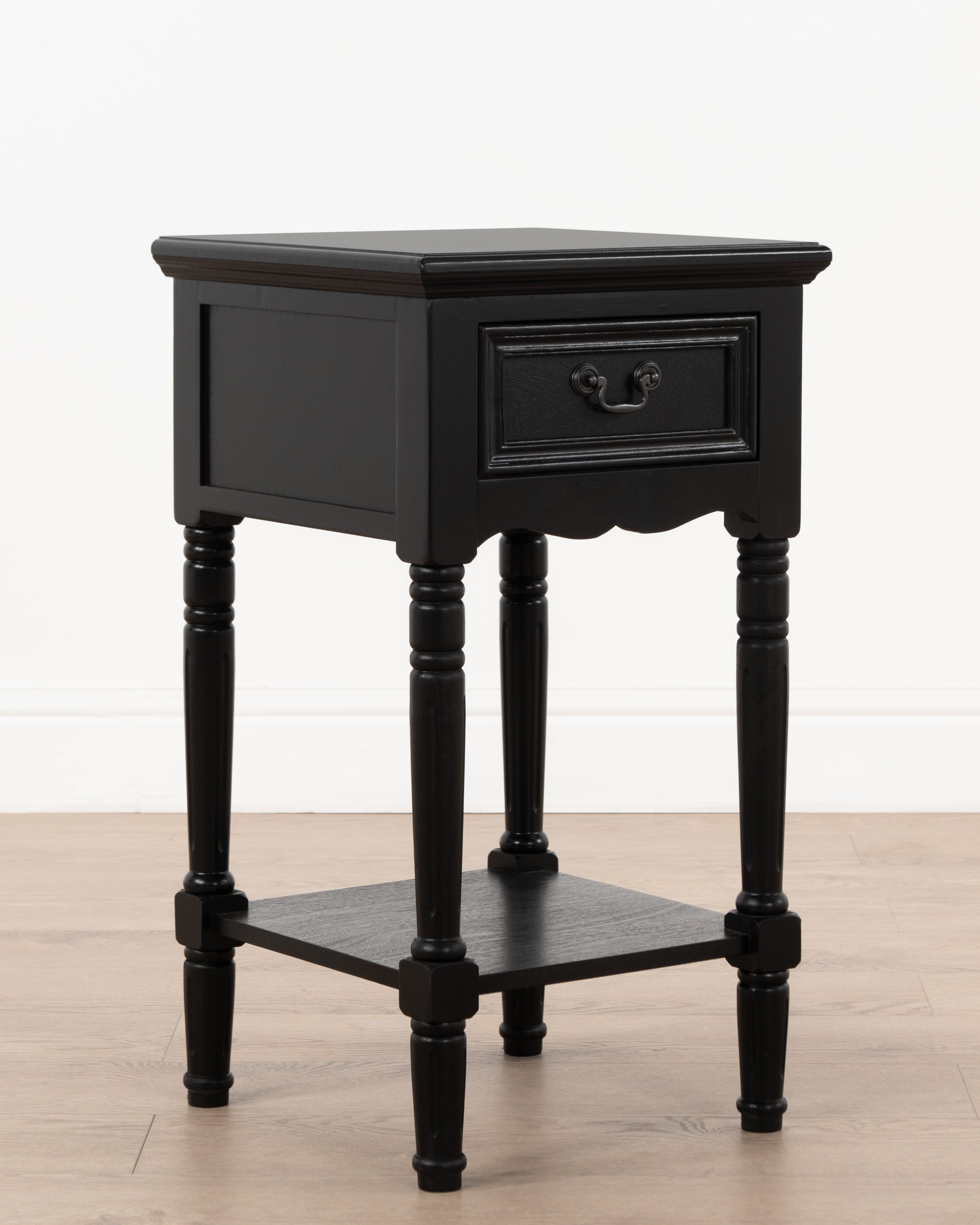 Maisonette Sabine Bedside Table | Black