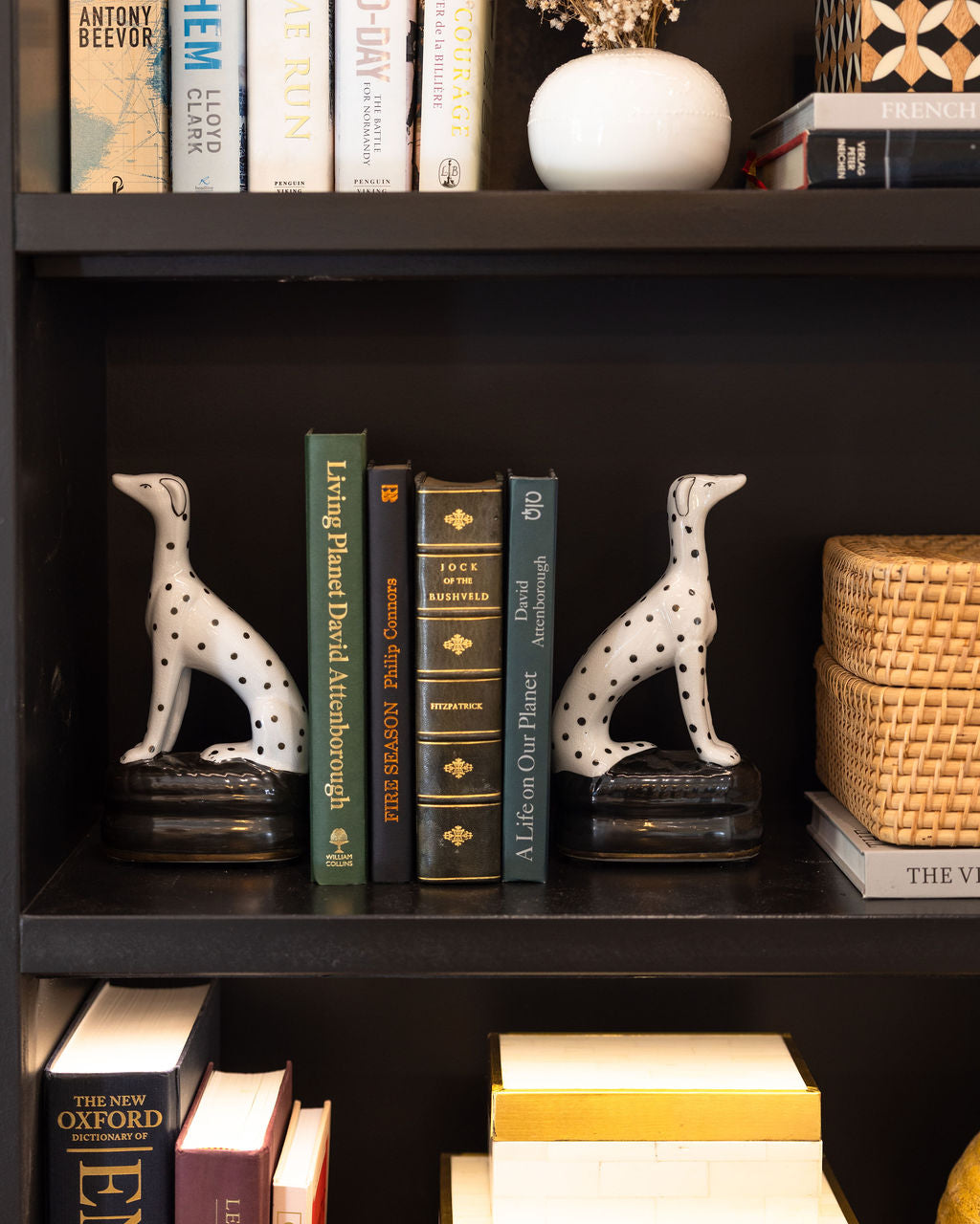 Albert & Victoria Dog Statues
