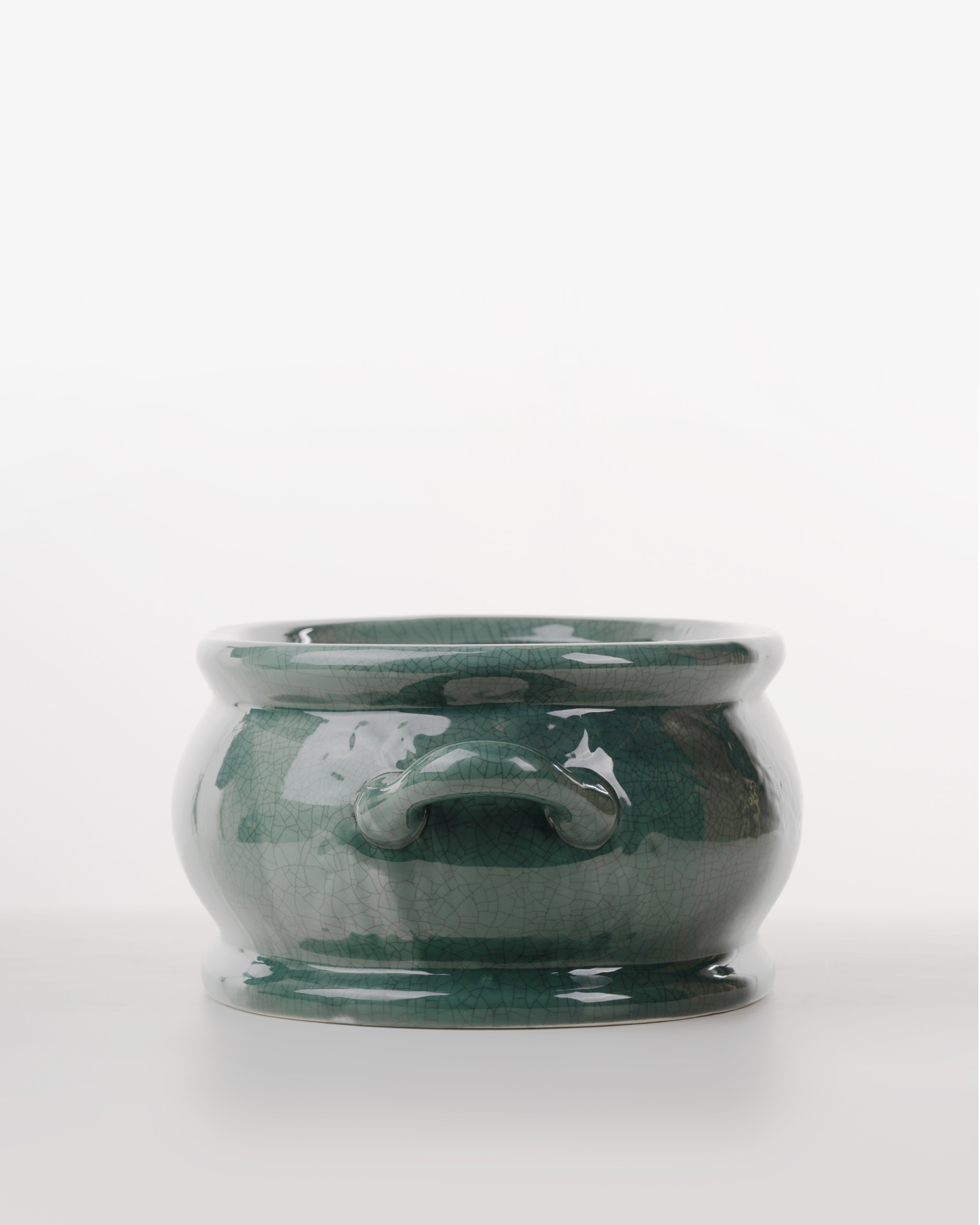 Sandridge Ceramic Planter | Large | Green