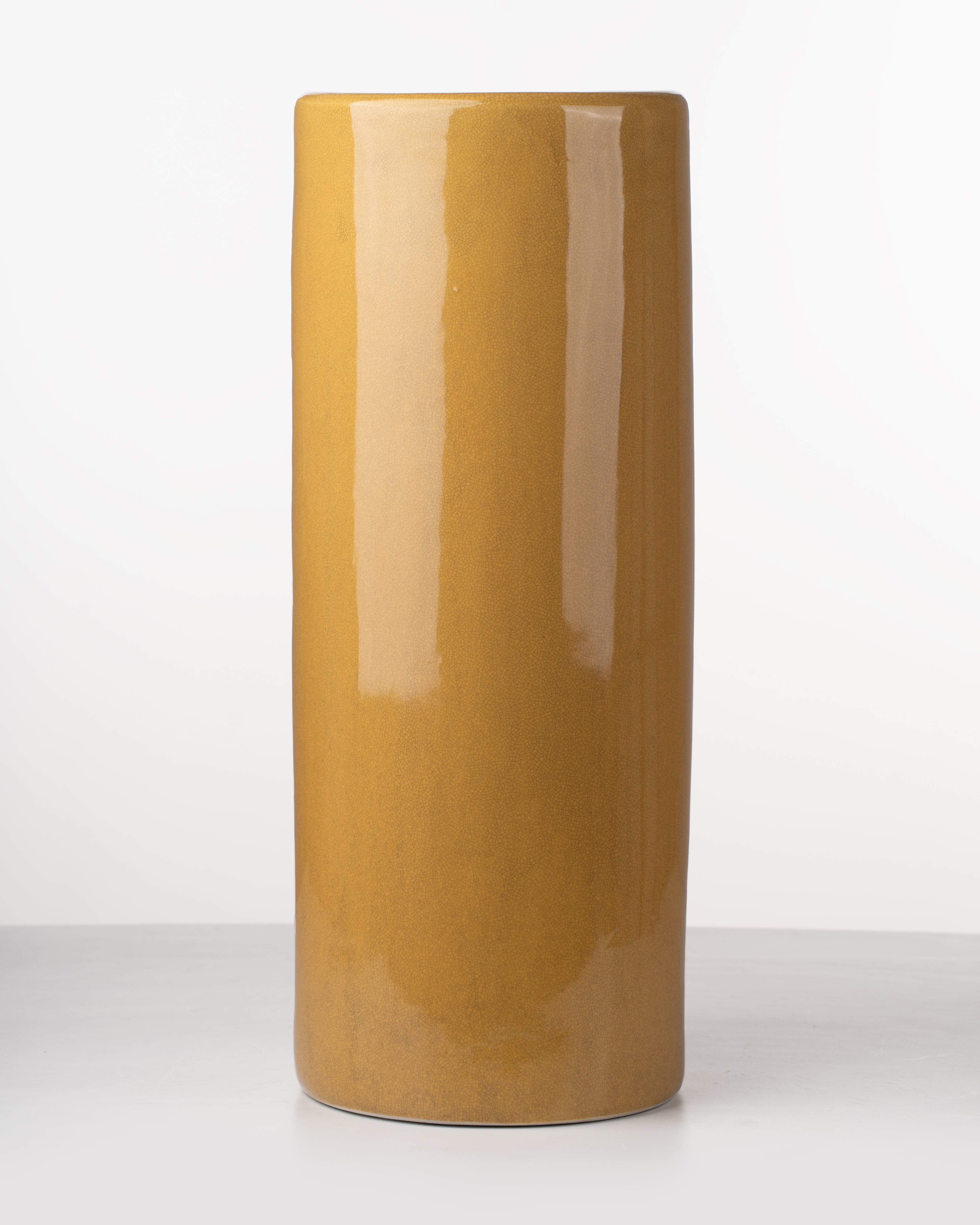 Cylinder Umbrella Stand | Yellow