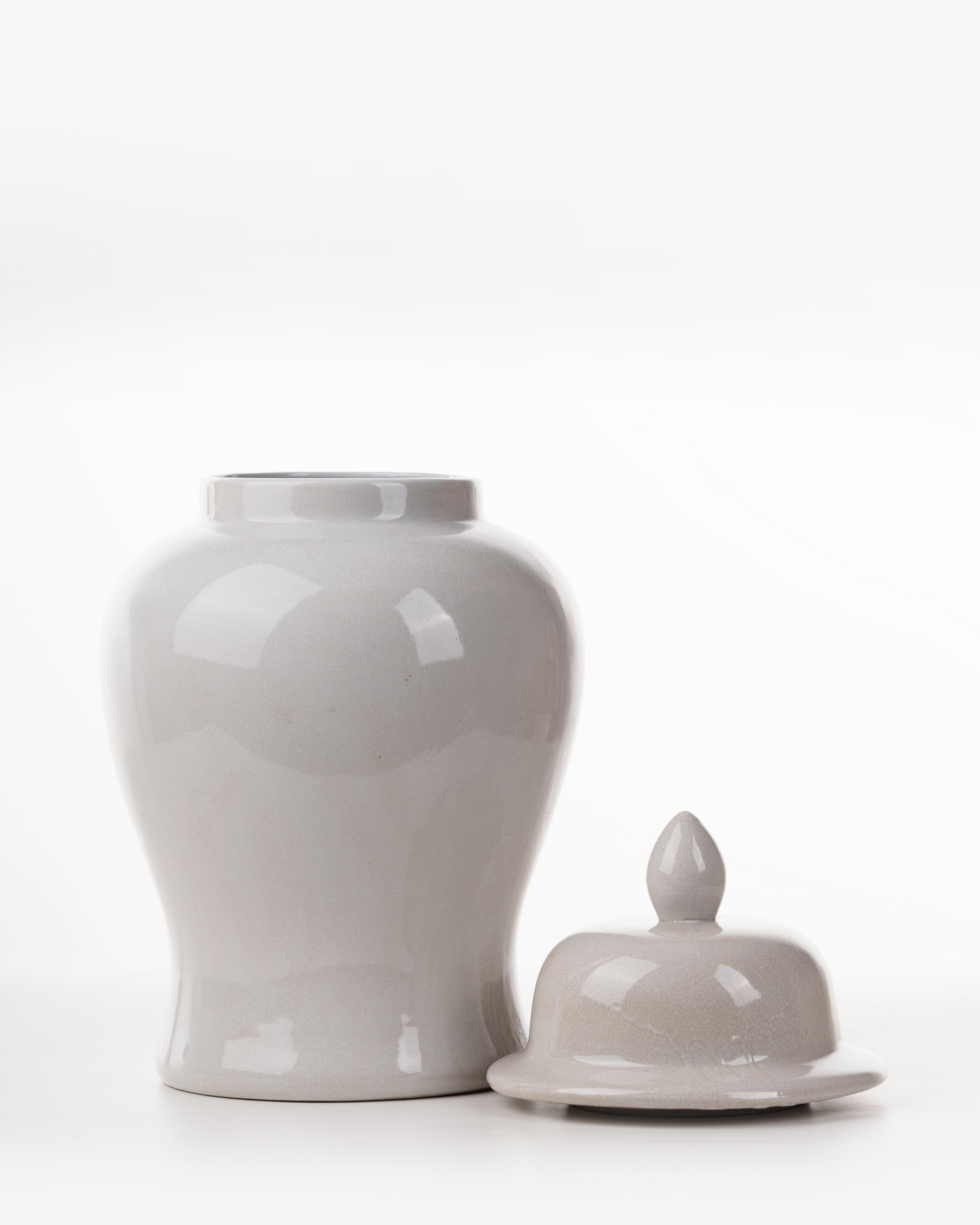Temple Ginger Jar | White